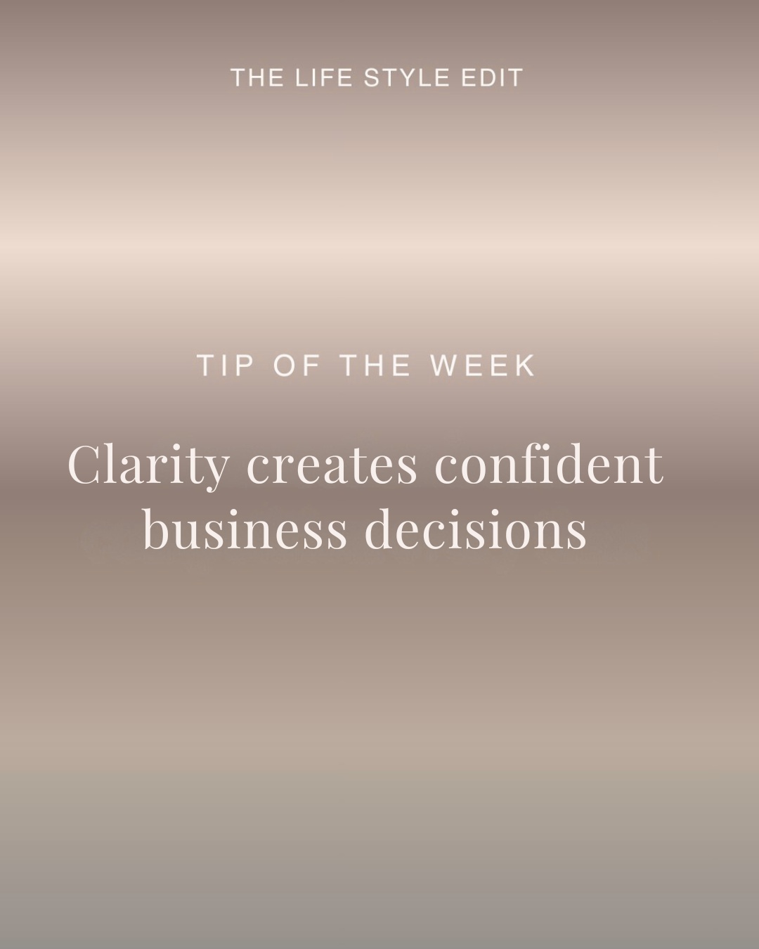 When you’re clear on your direction, your offers, and your message, decisions stop feeling heavy. You move faster. You second-guess less. And you build with intention instead of reacting.
Most hesitation in business isn’t about ability — it’s about lack of clarity.
Get clear, and everything else follows.