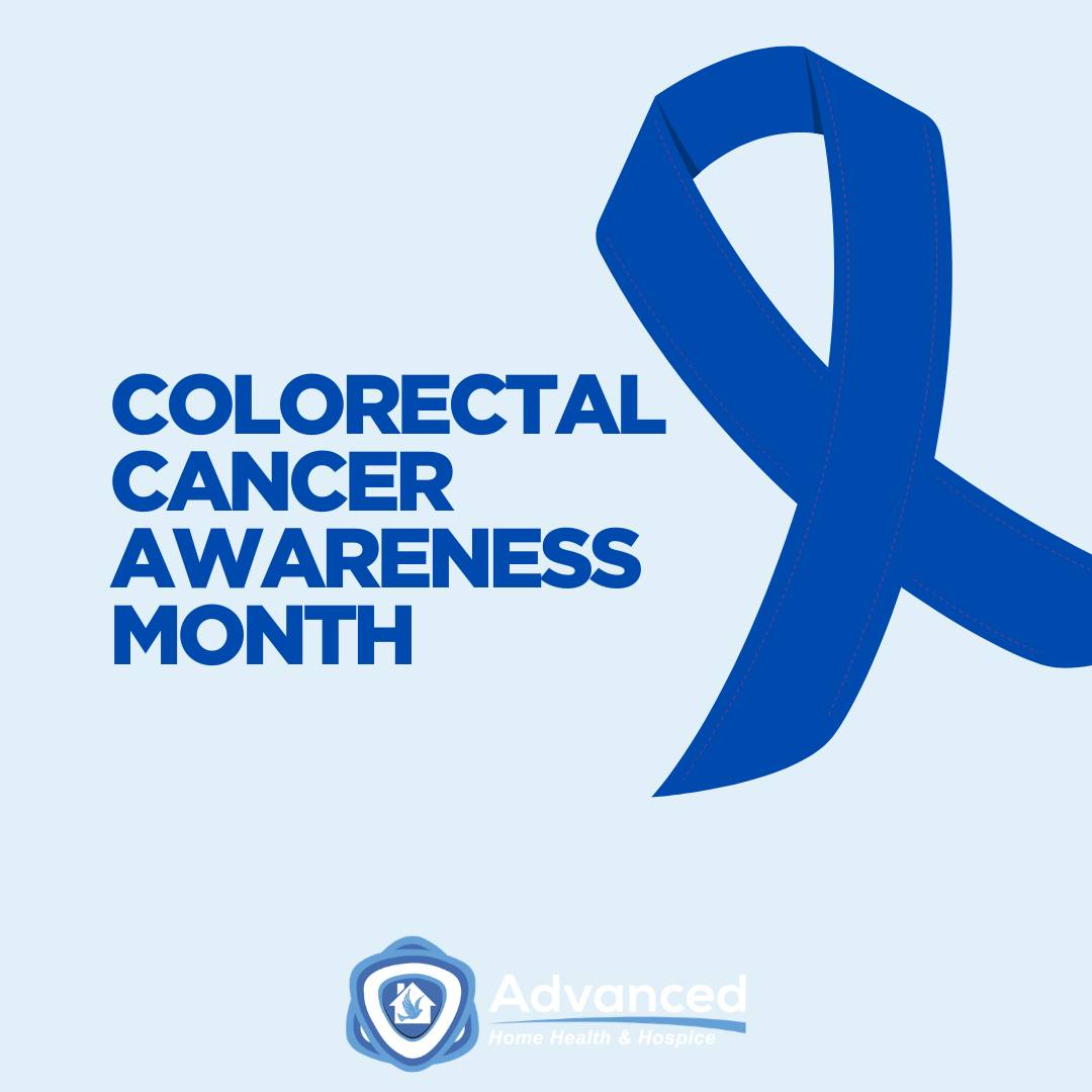 March is Colorectal Cancer Awareness Month 💙
Early detection saves lives and screening is one of the best ways to protect your health.
#AdvancingTogether #HomeHealth #Hospice #ColorectalCancerAwarenessMonth