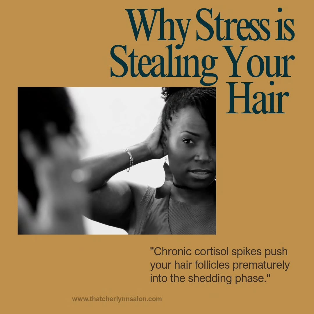 Is your medical trauma stealing your progesterone—and your hair?
Did you know your body uses the exact same foundational building blocks to make Cortisol (your stress hormone) and Progesterone (your calming hormone)?
When you spend years in "survival mode"—whether that’s fighting a medical system that dismisses your collapsed lung or enduring the chronic pain of unmanaged fibroids—your body has to make a choice. And it will always choose survival.
To keep you alive and fighting, your body "steals" those building blocks to pump out cortisol, keeping you in a state of chronic fight-or-flight. This phenomenon is exactly why medical gaslighting makes menopause symptoms so much more severe. Your progesterone tanks because your stress is demanding all the resources.
As a Trichologist and Menopause Coach, I see the physical aftermath of this often. When your body is hyper-focused on producing stress hormones, it immediately shuts down "non-essential" functions to conserve energy. The very first thing to go? Your hair. Chronic cortisol spikes push your hair follicles prematurely into the shedding phase. You can't just use a topical serum to fix hormonal hair loss if your nervous system is still fighting a 15-year war. We have to heal the stress to balance the hormones.📉✂️
If you’ve noticed your hair thinning after a season of extreme stress or medical trauma, I know how overwhelming that is. You don't have to navigate it by yourself. Send me a DM, and let’s just chat about what you’re experiencing. Or, if you're ready, you can use the link in my bio to schedule a consultation.
#HormonalHairLoss #PatientAdvocacy #MenopauseCoaching #AdrenalHealth #WomensHealth