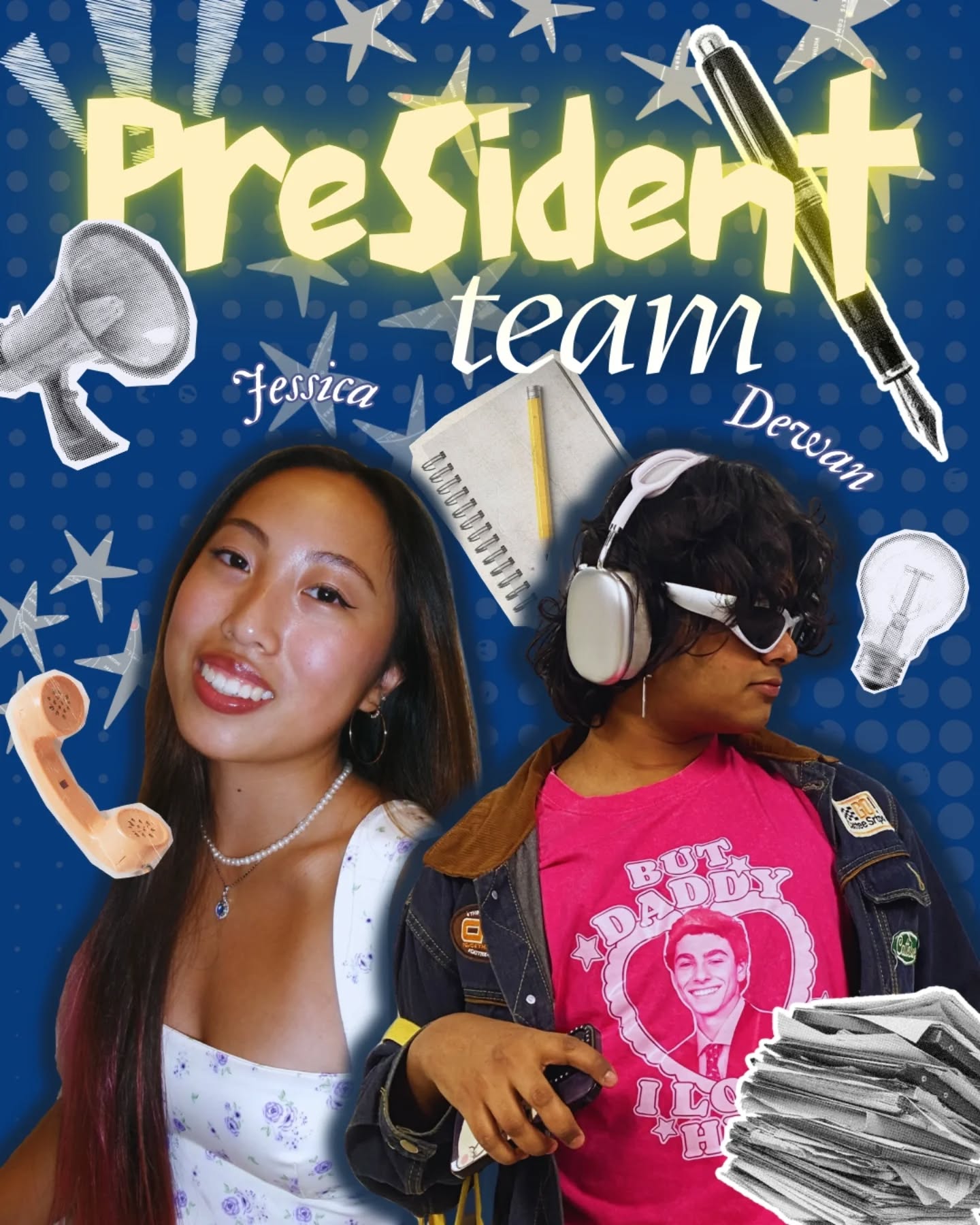 Meet the President Team! 👑📢
AND LAST BUT DEFINITELY NOT LEAST!!! Making sure we don’t crash and burn in a single day, our presidents - Jessica and Dewan - are paving the way for a safer and more inclusive space in QSA 🤍