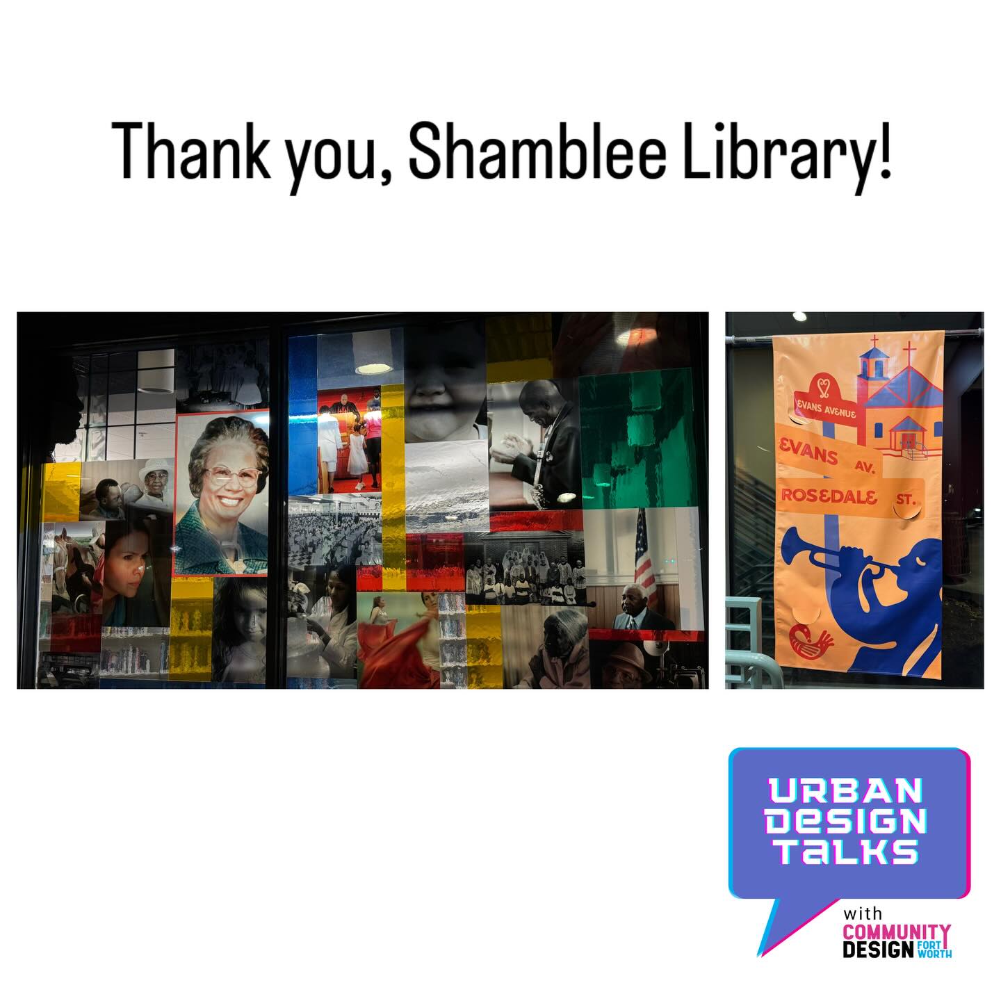 Great turnout for our Urban Design Talk this evening! Thank you, @utacappa @aiafortworth @braver_together1 @nearsouthside @dennischiessa @cityoffortworth and the Ella Mae Shamblee Library for hosting. See y’all next time!