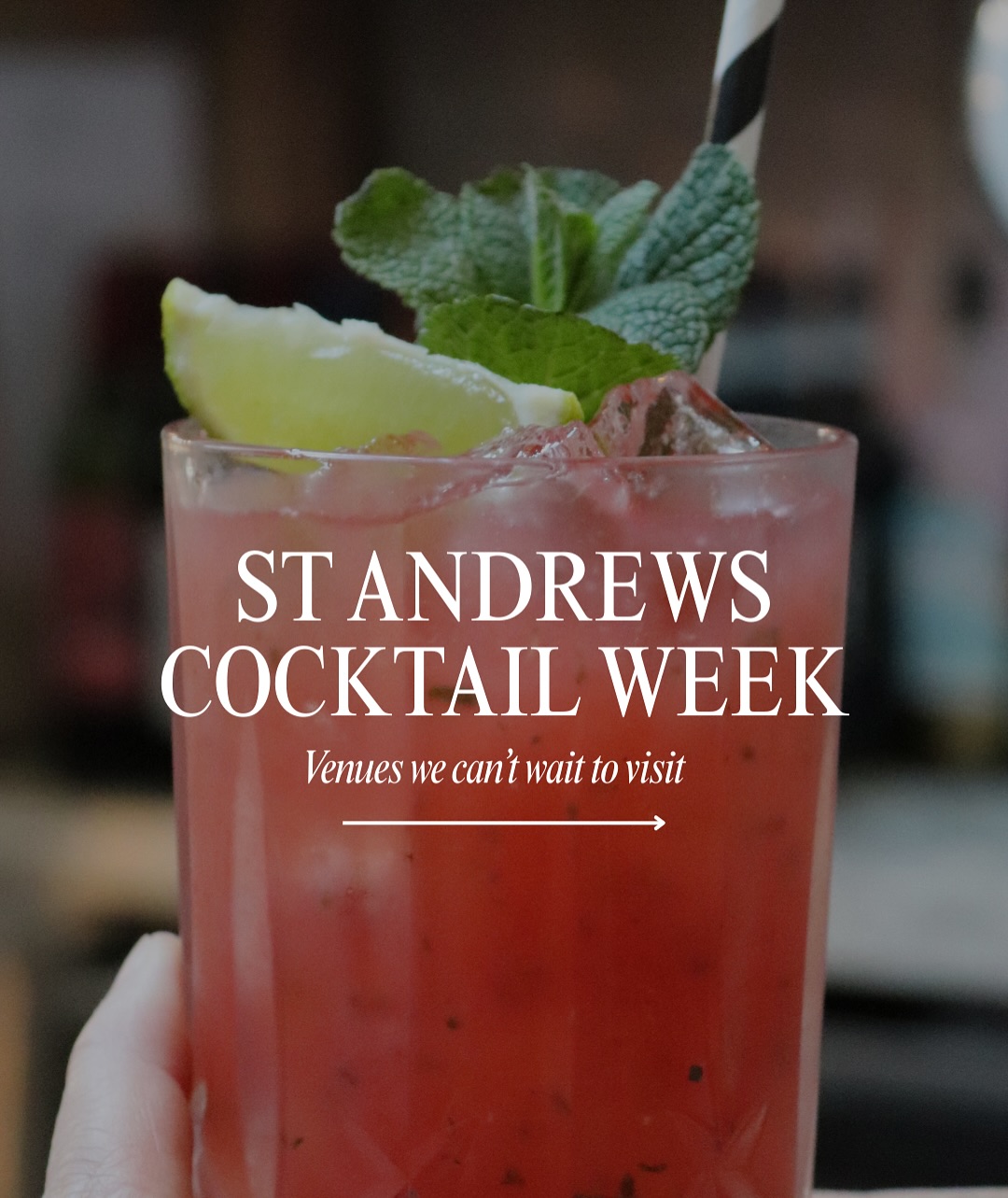 @standrewscocktailweek is just around the corner 🍸✨
From 20th–29th March, unlock exclusive cocktails, special offers and limited-edition drinks from some of the best bars and restaurants in town.
Venues featured above:
@dookscotland
@rusacksstandrews The 18
@bucks.bar
@oldcoursehotel
@spacecafestandrews
@haarrestaurant
@thephysician_standrews