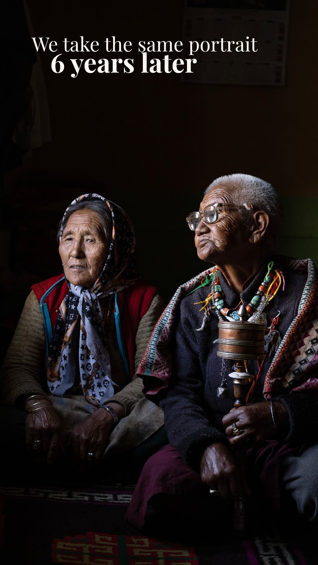 In 2019, Thomas took a portrait of three generations of women in Demul. Returning to this village, we found them again.
Lanzom is now expecting a child elsewhere and Chetupma has cut her hair. This new portrait, now just mother and daughter, marks the evolution of their family. And Thomas feels honored to be the one keeping their archives.
Next time, maybe they will be four in the frame 👶🏻
#spitivalley #generations #demul #familylegacy #humanstories