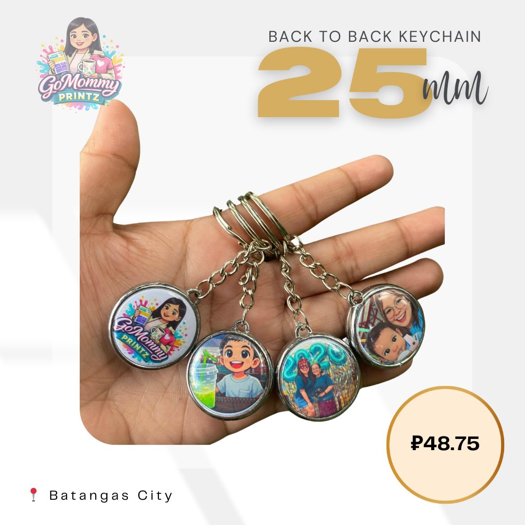 Smallest size, biggest charm! ✨
Introducing our 25mm Customized Mini Pins & Magnets. Ito yung size na 'sakto lang'—hindi nakaka-distract pero siguradong mapapansin! Perfect sa lanyards, caps, or denim jackets. Check out our Budget-Friendly Price List below! 👇
📍 25mm Specials:
• per piece (Single)
• for 20-50 pcs (Batch Discount!)
• for 100+ pcs (Wholesale Heaven!)
Maliit na budget? No problem! Dito sa GoMommy Printz, bida ang bawat sentimo mo. 💖
📩 Message us for your orders!
TikTok: _gomommyprintz
Instagram: _gomommyprintz
Facebook: GoMommy Printz
📍 Batangas City
#SouvenirsPH #budolfinds #supportsmallbusinessowners #supportlocal #batangascity