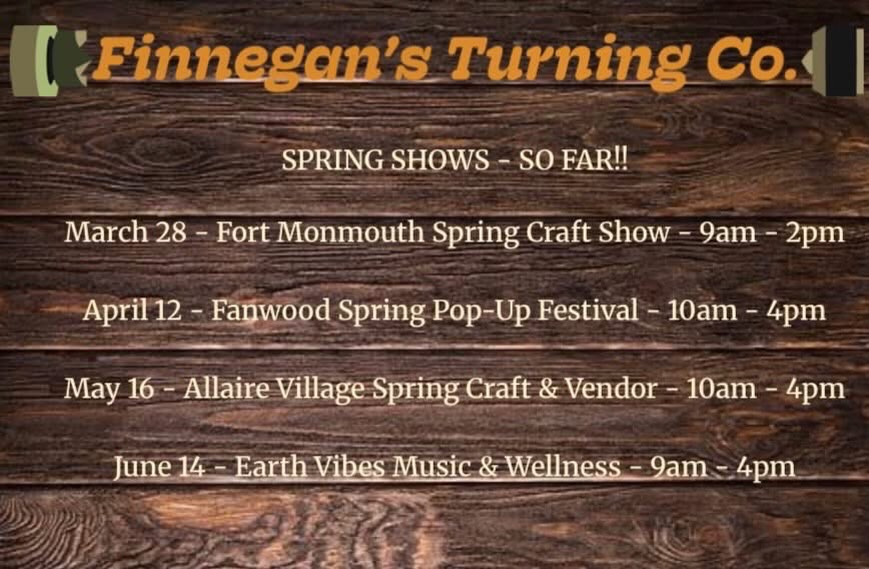 Hey friends!! 2026 market schedule so far!! Hope so see you there!!!
#woodworking #njsmallbusiness #woodturning