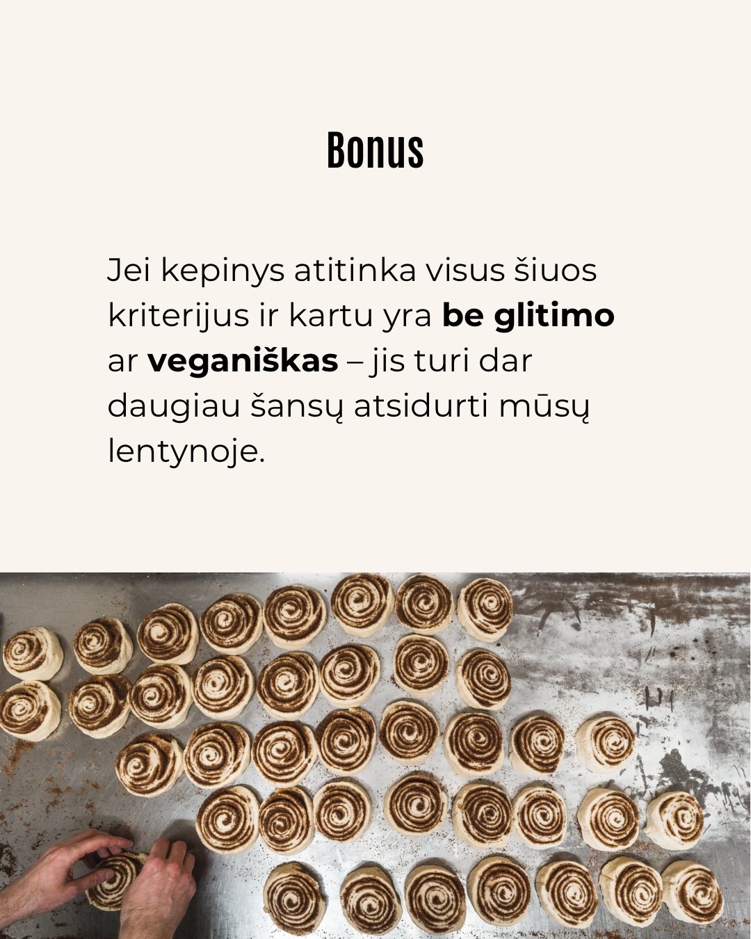 Kepyklos lygis mums nėra komplimentas.
Tai kartelė, kurią patys sau keliame kiekvieną dieną.
Standartai, pagal kuriuos kepiniai patenka į Pranciškaus malūno ir @bundu.bakery vitrinas – per bandymus, ragavimus ir nuoseklų tobulinimą. Kepėjų klube receptai praeina tą pačią patikrinimo, ragavimo procedūrą ir ne kartą.
Nes skirtumas tarp „gavosi“ ir „pavyko“ yra ne sėkmė.
Tai supratimas.
