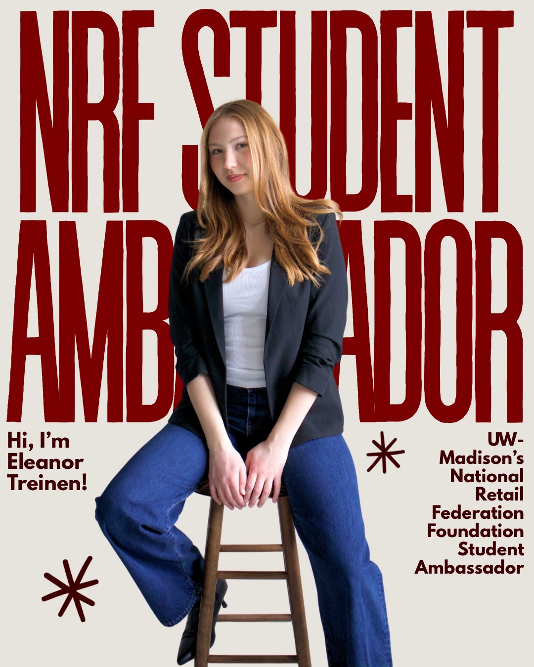 Introducing our UW-Madison NRF Foundation Ambassador, Eleanor Treinen 🤍
We’re excited to have her represent our campus and connect students to the future of retail through the NRF Foundation.