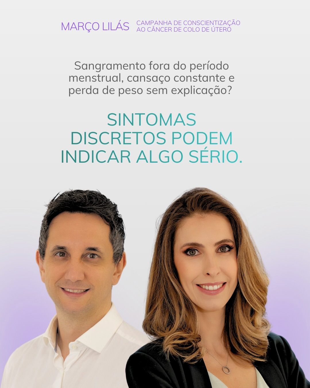 Quais são os primeiros sintomas do câncer do colo do útero? 🤔🩺
Nem sempre a doença se manifesta com sinais evidentes no início.
Em muitos casos, os sintomas são sutis, intermitentes ou facilmente atribuídos à rotina, ao estresse ou a alterações hormonais.
É por isso que o rastreio regular tem papel decisivo.
O exame preventivo permite identificar alterações antes que a doença evolua, ampliando as possibilidades de tratamento e preservando a saúde a longo prazo.
O Março Lilás reforça um cuidado que não deve acontecer apenas uma vez por ano, mas fazer parte de uma relação contínua com a saúde ginecológica. 💜
-
#clinicamirabile #clinicamultidisciplinar #portoalegre