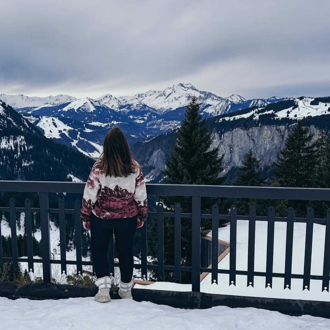 Matchy matchy avec le décor 🏔️