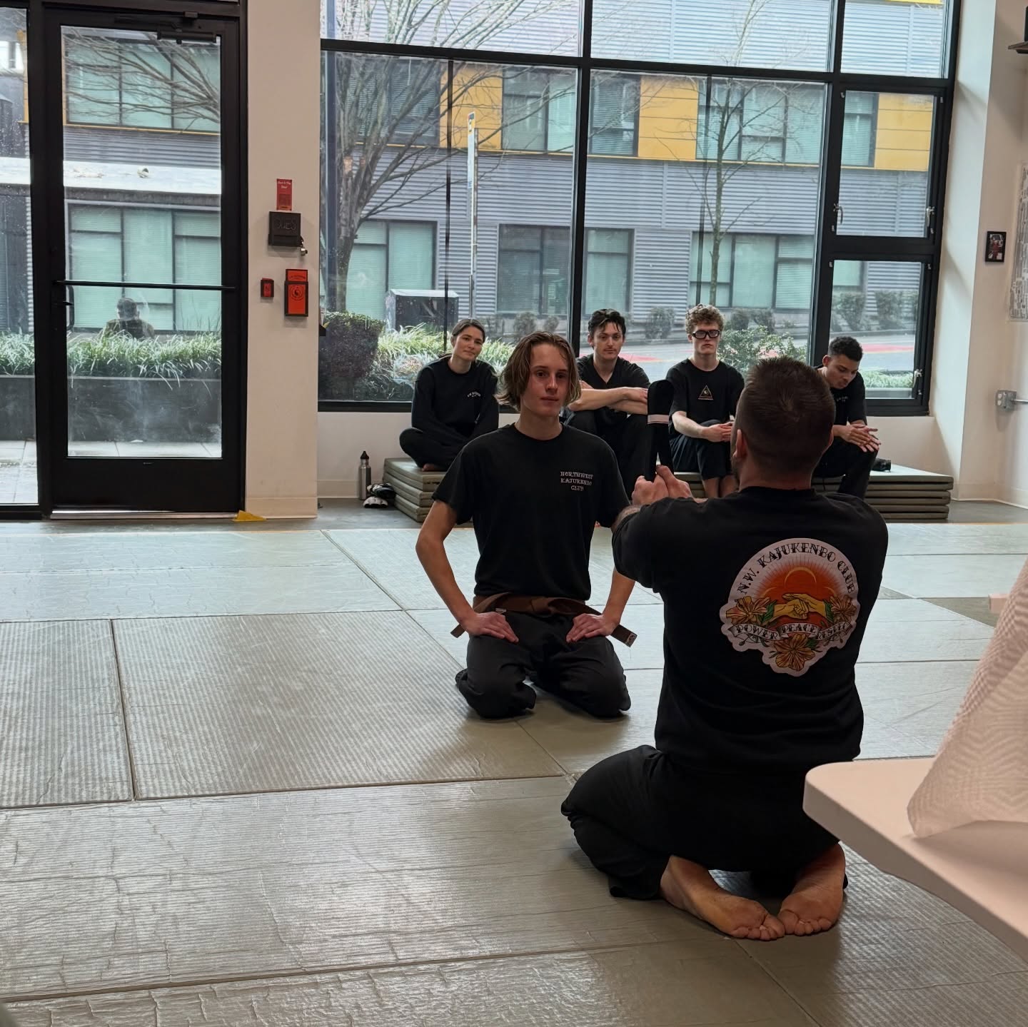 Congrats on the promotion Kai! After a 3hr long test he was still giving his best. Black belt well earned! #blackbelt #kajukenbo #sparring #promotion #community