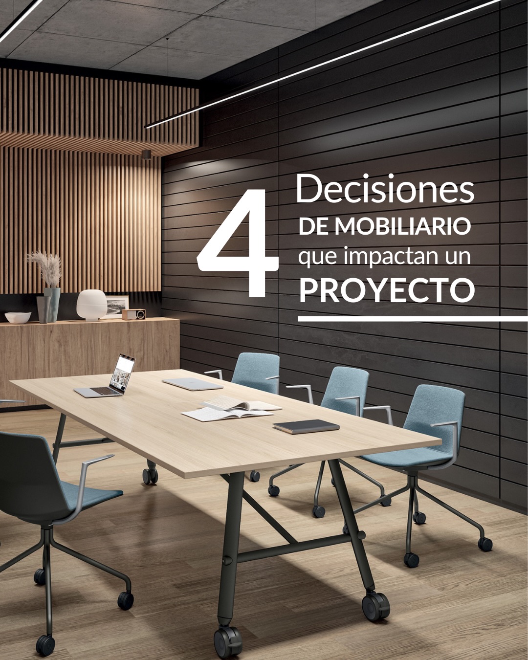 El mobiliario no es decoración.
Es decisión.
Decisión sobre cómo se trabaja.
Cómo se adapta un equipo.
Cómo se proyecta una marca en el espacio.
Cuando está bien pensado, no interrumpe.
Sostiene.