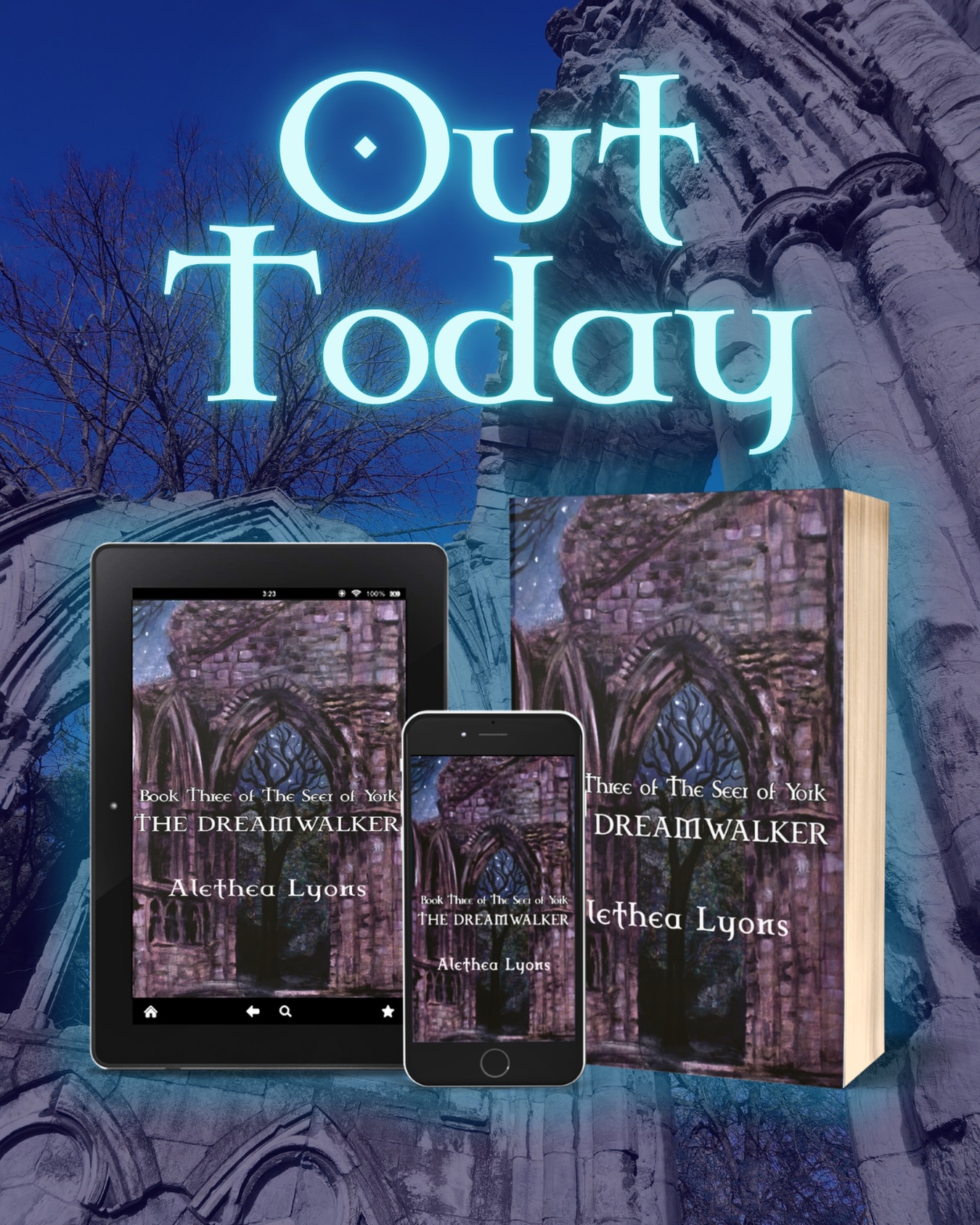 The newest installment in the Seer of York series by @alethearlyons is out today from @brigidsgatepress!! I’m still making my way through this lovely series and I cannot recommend it enough!!
The Seer of York books are folkloric fantasy set in a dark, alternate York. With found family, Gothic dark academia vibes, and supernatural creatures, this series will appeal to fans of books by Leigh Bardugo, Philip Pullman, and V.E. Schwab, and of TV series like Buffy the Vampire Slayer, Charmed, and True Blood.
Perfect if you love queer characters, urban dark fantasy, and the supernatural!
Check out @alethearlyons’s linktree for more info on this rad series!!
Cover is by @a_flannery.