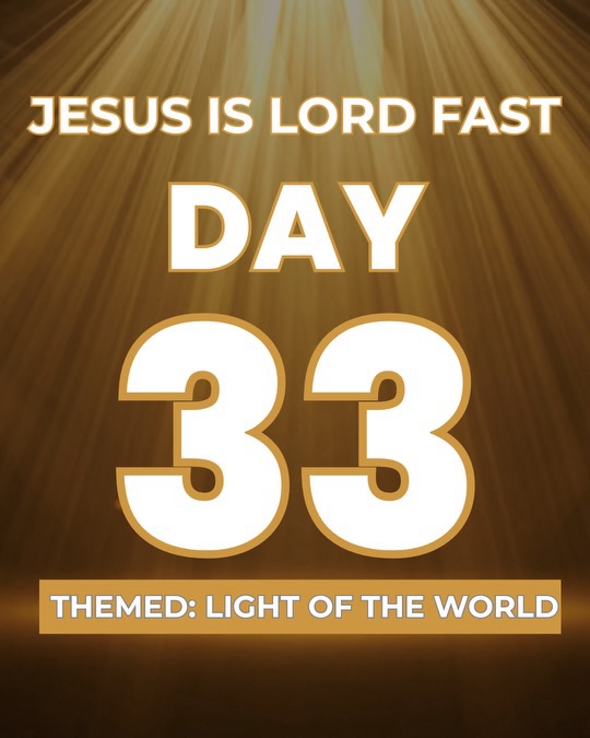 Day 33 – Pursuit of God
May our hearts hunger deeply for God.
May every distraction lose its hold over our lives.
May our love for His presence grow daily.
May our steps align with His will and truth.
May Christ remain first in all things.
In Jesus’ name.
HAPPY NEW MONTH!!!
#NewCovenantAssemblyCalgary #LightOfTheWorld