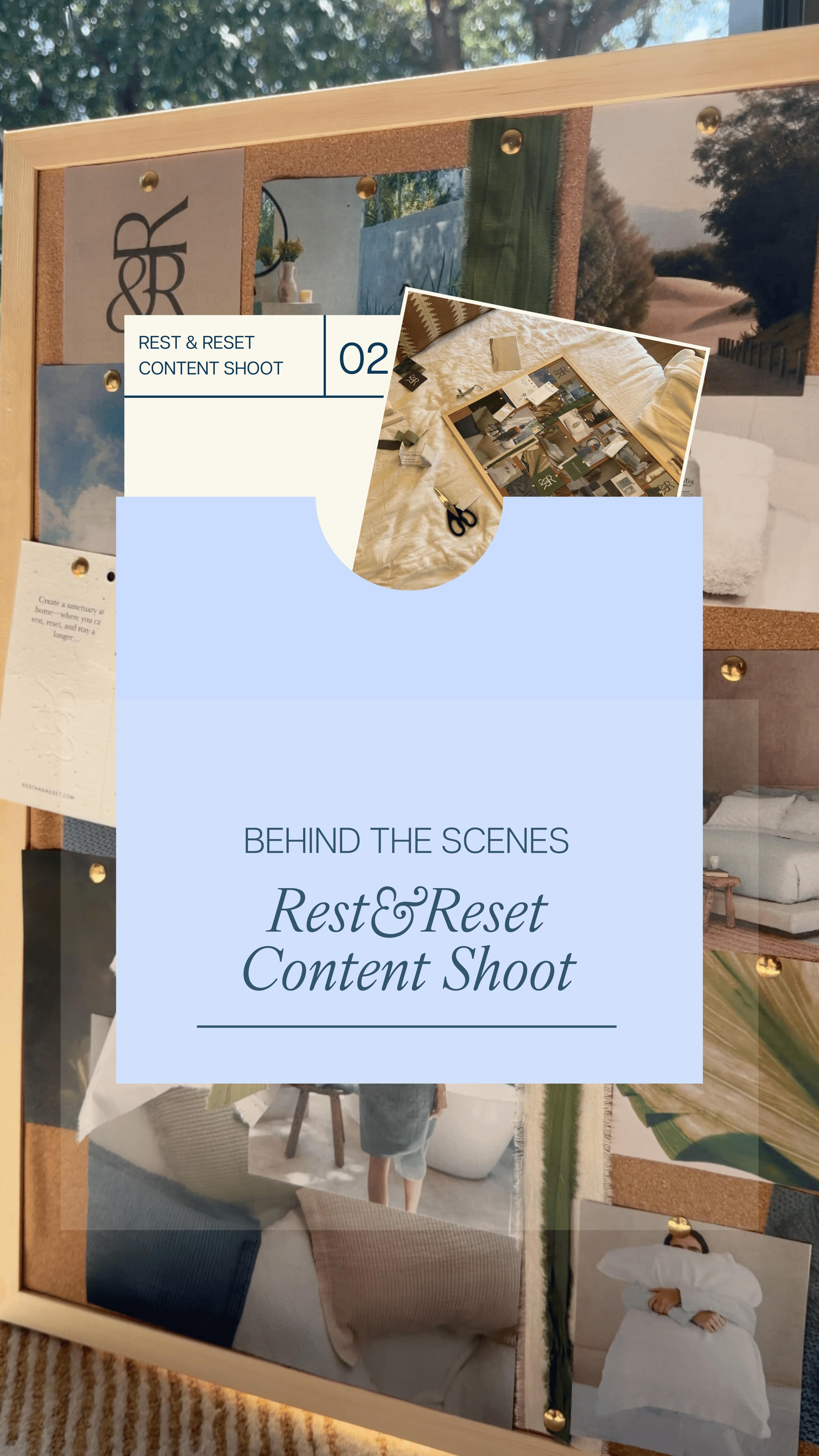 A glimpse behind our lens from our @restandresethome founder shoot 📸
Our social team brought the vision to life, and we couldn’t be more excited to introduce this new era of brand storytelling to their page.