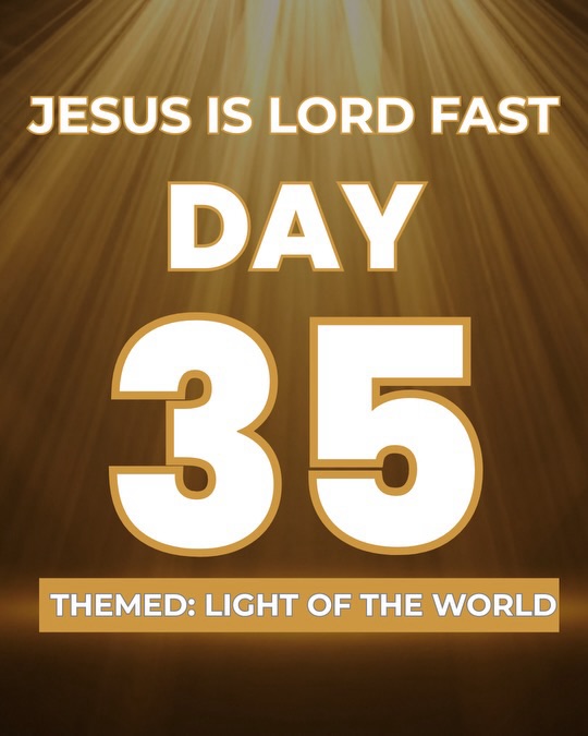 Day 35 – Supernatural Enlightenment for Visibility & Influence
May divine light rest upon every destiny.
May understanding be sharpened and vision made clear.
May gifts and callings be revealed and recognized.
May influence increase for God’s glory in Jesus’ name.
#NewCovenantAssemblyCalgary #LightOfTheWorld