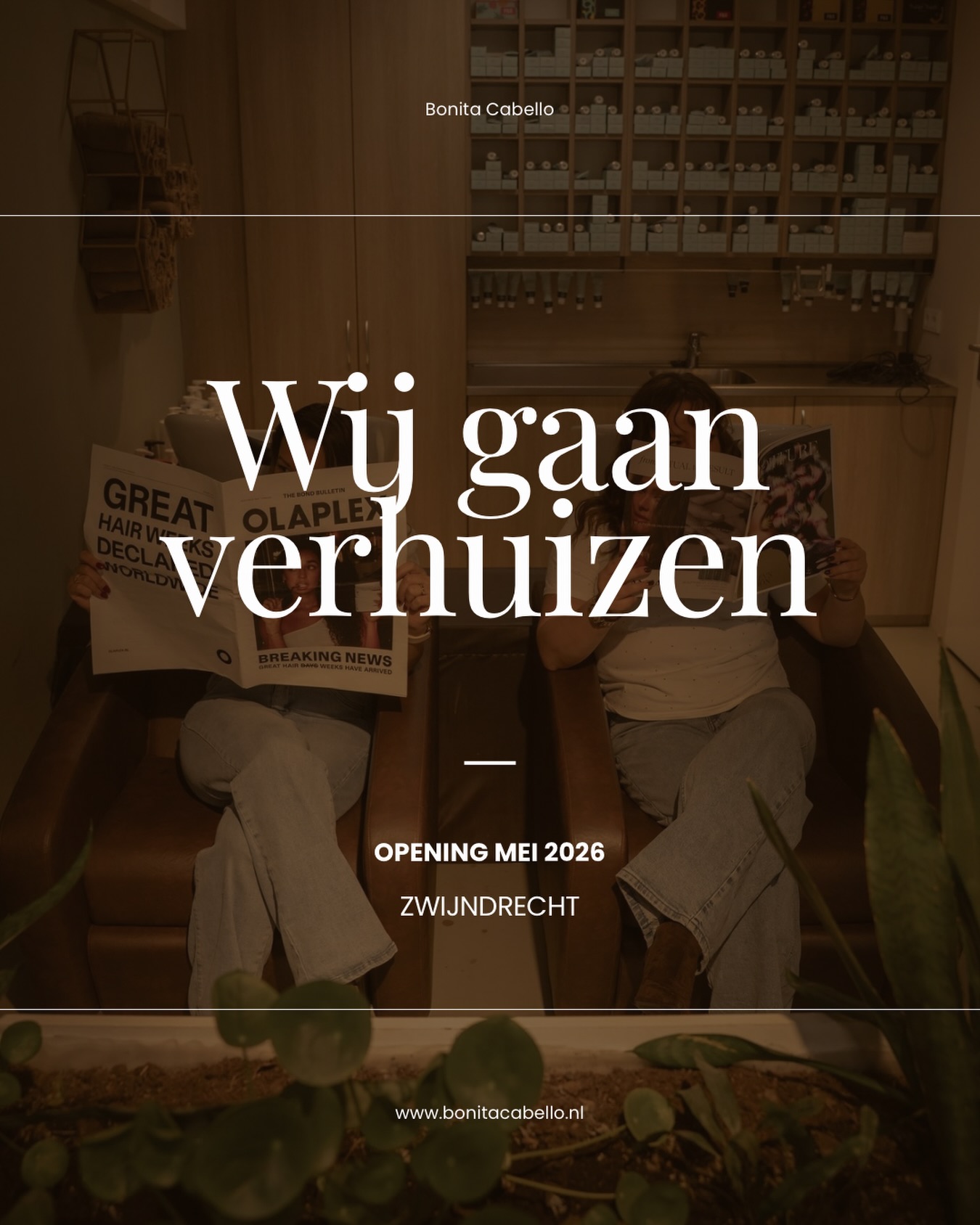 ✨ GROOT NIEUWS ✨
Met trots mag ik dit met jullie delen…
2 weken geleden heb ik het contract getekend voor een prachtige nieuwe salonlocatie.
Een stap die voelt als groei. En als het waarmaken van een droom waar ik/wij al zo lang naartoe werk-en.
Als alles volgens planning verloopt, hopen we per 1 mei te verhuizen naar Zwijndrecht, aan het water.
Een plek met rust, ruimte en uitstraling. Precies de sfeer die ik jullie altijd al heb willen bieden.
Deze verhuizing betekent meer dan alleen een nieuw adres:
🤍 meer luxe
🤍 meer comfort
🤍 meer beleving
De komende periode staat in het teken van verbouwen (het pand is casco), dus een definitieve openingsdatum durf ik nog niet te beloven.
Maar… zodra er meer duidelijkheid is, nodig ik jullie natuurlijk uit om dit samen te vieren 🥂
Wil je meekijken achter de schermen?
Ik deel binnenkort regelmatig verbouw-updates en BTS via mijn stories ✨
Dank jullie wel voor het vertrouwen.
Dankzij jullie kan ik deze stap zetten.
Ik kan niet wachten om jullie straks te ontvangen op deze bijzondere nieuwe plek 🤍
Liefs,
Bonita & het team