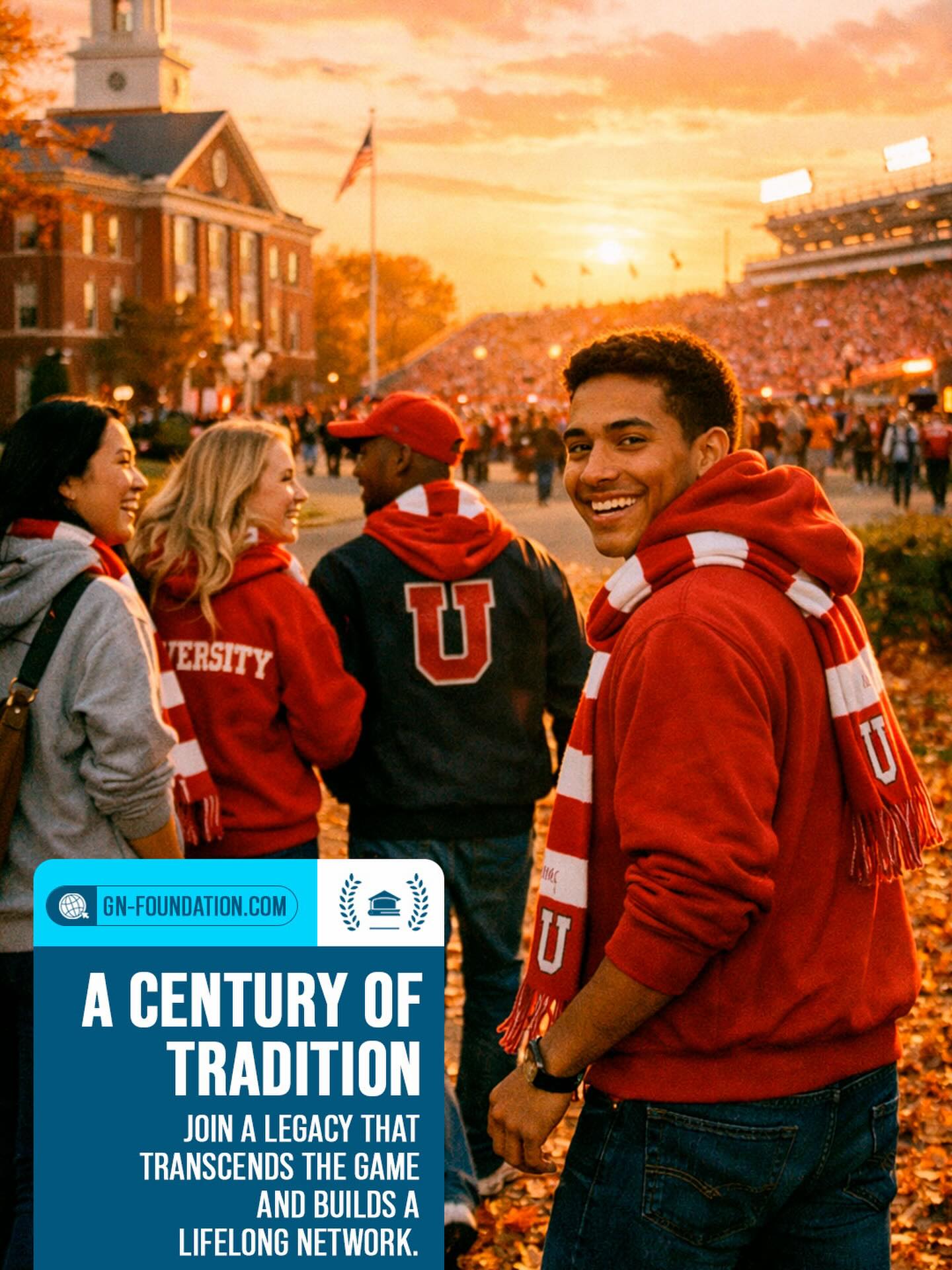 Entering a university opens doors to a better future, but the experience goes far beyond books. 📚
Representing your institution through sports is a century-old tradition taken seriously, turning dedication on the court into a successful career. 🏈⚾🏀⚽
At G&N Foundation, we believe that university sports are the starting point for great athletes and citizens. 🤌
Discover our success data and program details on our website!
Visit us at https://www.gn-foundation.com/ 💻
———————————-
Ingressar em uma universidade é abrir as portas para um futuro melhor, mas a experiência vai muito além dos livros. 📚
Representar sua instituição através do esporte é uma tradição centenária levada a sério, transformando a dedicação em quadra ou campo em uma carreira de sucesso. 🏈⚾🏀⚽
Na G&N Foundation, acreditamos que o esporte universitário é o ponto de partida para grandes atletas e cidadãos. 🤌
Visite-nos em https://www.gn-foundation.com/ 💻
#GNFoundation #University #Sports #Future #Tradition