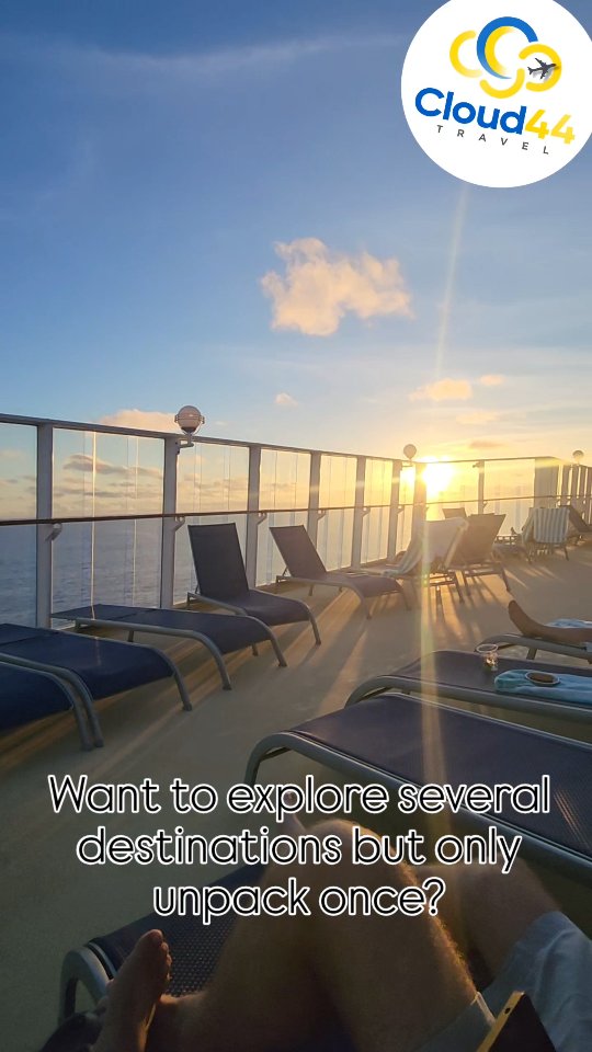 ¿Quieres explorar distintos destinos y desempacar solo una vez? Escríbenos y te contamos! #traveladvisor #travelagency #agenciadeviajes #cruising #travel