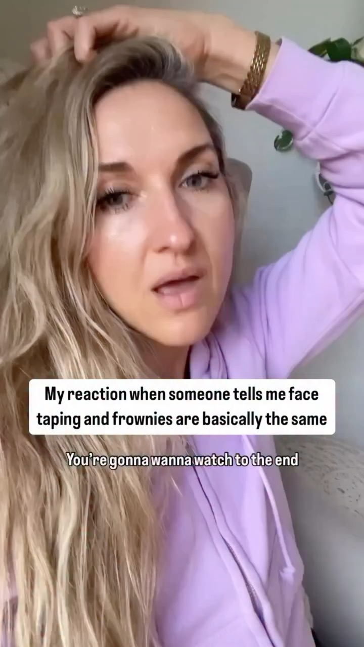 Let’s just set the record straight….I have seen several different creators who sell Japanese face tape saying Frownies block your muscles from moving and thus aren’t good for your skin.
Let’s just break this down. Frownies create a lift and a splint to keep you from excessively clenching your brows and holding a lot of tension in your face. They don’t paralyze muscles or stop you from being able to engage your facial muscles or move them around for blood flow and lymphatic drainage purposes.
But they do hold strong enough to help you to relax. That’s a good thing.
Excessive clenching of the brows doesn’t help anybody.
Japanese face tape has benefits but it doesn’t stop the furrow. It doesn’t hold the skin in a way that prevents sleep creases.
So….use the tape if you like it. But use the Frownies if you know you’ve got those intense furrowing muscles and you need them to chill out!
If you’ve tried both I’d love for you to chime in on your experience!
#Frownies #Walking #GoodMood #SelfCareRituals #FrowniesCanada #SelfCare #WorkOut
#ConsistencyIsKey #MoreThanSkinDeep #FrowniesFam #NonToxicSkinCare #BeautyAtAnyAge