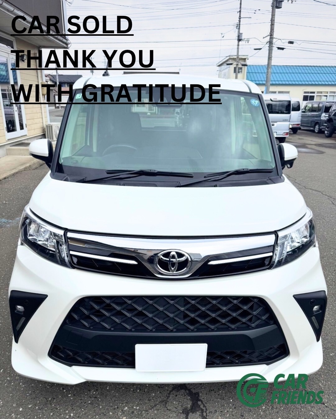 TOYOTA ROOMY
2023
Thank you for choosing us.
#CarFriends
#carsold
#thankyou
#toyota
#roomy
toyotaroomy
