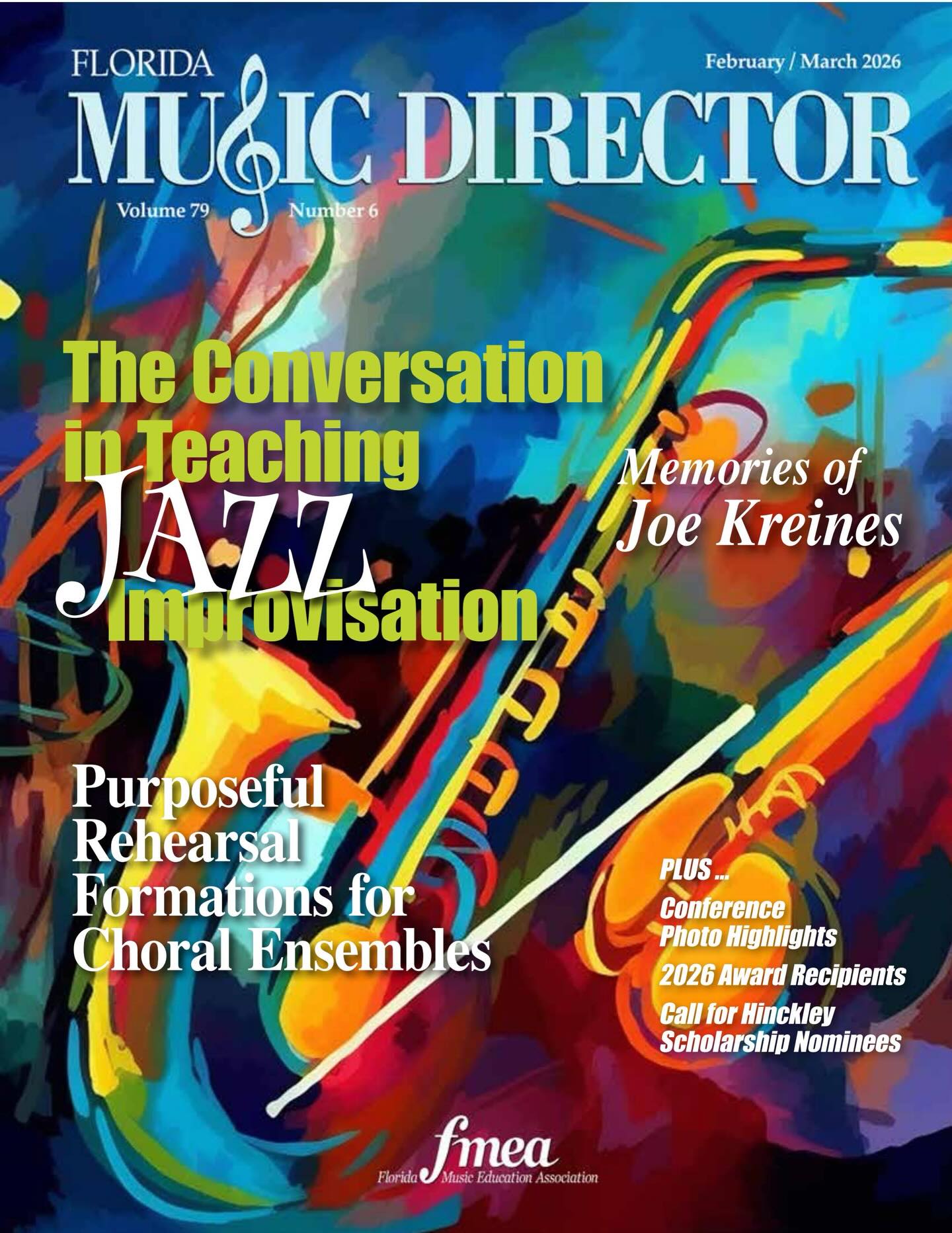 Florida Music Director — February-March 2026
Dr. Belfast, FL NAfME Collegiate State Advisor, and Grace Wieckowski, FL NAfME Collegiate President, write columns for the Florida Music Director magazine. These are written specifically for NAfME Collegiate members.
Click the link in our bio to read this month’s columns. The February-March issue and past issues can also be found on the FMEA website.