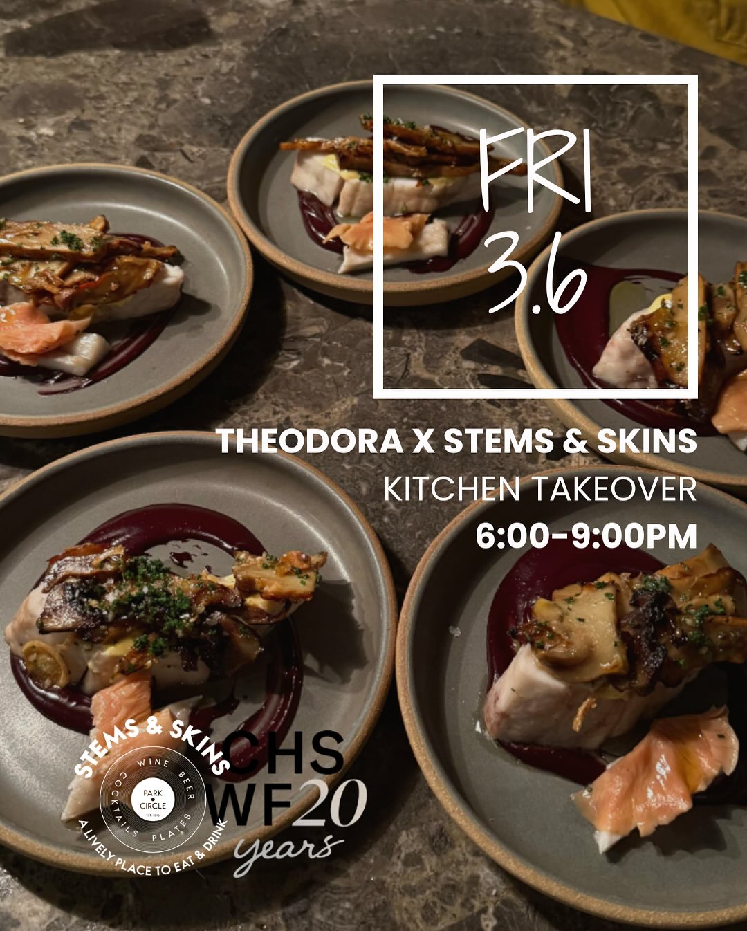 We’re excited to kick off the 20th week of @chswineandfood! Hope to see you at one of our many great events!
Thursday, 3/5 CHSWF Wine Lunch (11–1pm) — SOLD OUT A lively multi-course lunch with Imane Hanine of Martha Stoumen celebrating the singular beauty of California natural wines.
Friday, 3/6 Kitchen Takeover (6–9pm)
The team behind NYC’s Theodora joins us for exceptional bites, with Neal Bodenheimer of @curenola shaking up specialty cocktails. Presented by @vinepair. No tickets — just come through. The more the merrier!
Saturday, 3/7 CHSWF presents Andalucía: More than Sherry (2–3:15pm) A deep dive into sherry with NYT chief wine critic @ericasimov. Grab your ticket before it’s gone.
Charleston Wine + Food week is in full swing — see you soon. 🥂