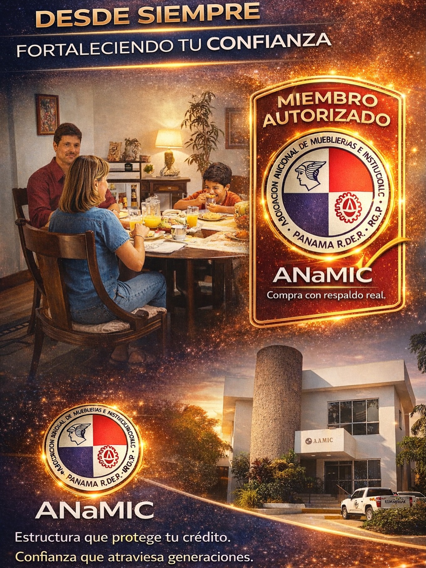 Desde siempre, acompañando a la familia panameña.
La confianza no se improvisa.
Se construye con estructura, respaldo y reglas claras.
ANaMIC une tradición y evolución para que comprar a crédito sea una experiencia segura, transparente y responsable.
Porque cuando el sistema está bien diseñado, las generaciones crecen con estabilidad.
Compra en comercios afiliados.
Compra con respaldo real.
🔗 Más información en el link de la bio.
#ANaMIC
#CompraConConfianza
#CréditoResponsable
#EmpresasPanamá
#MuebleríasPanamá
FinanzasSeguras
PanamáEmpresarial
ConfianzaQuePermanece