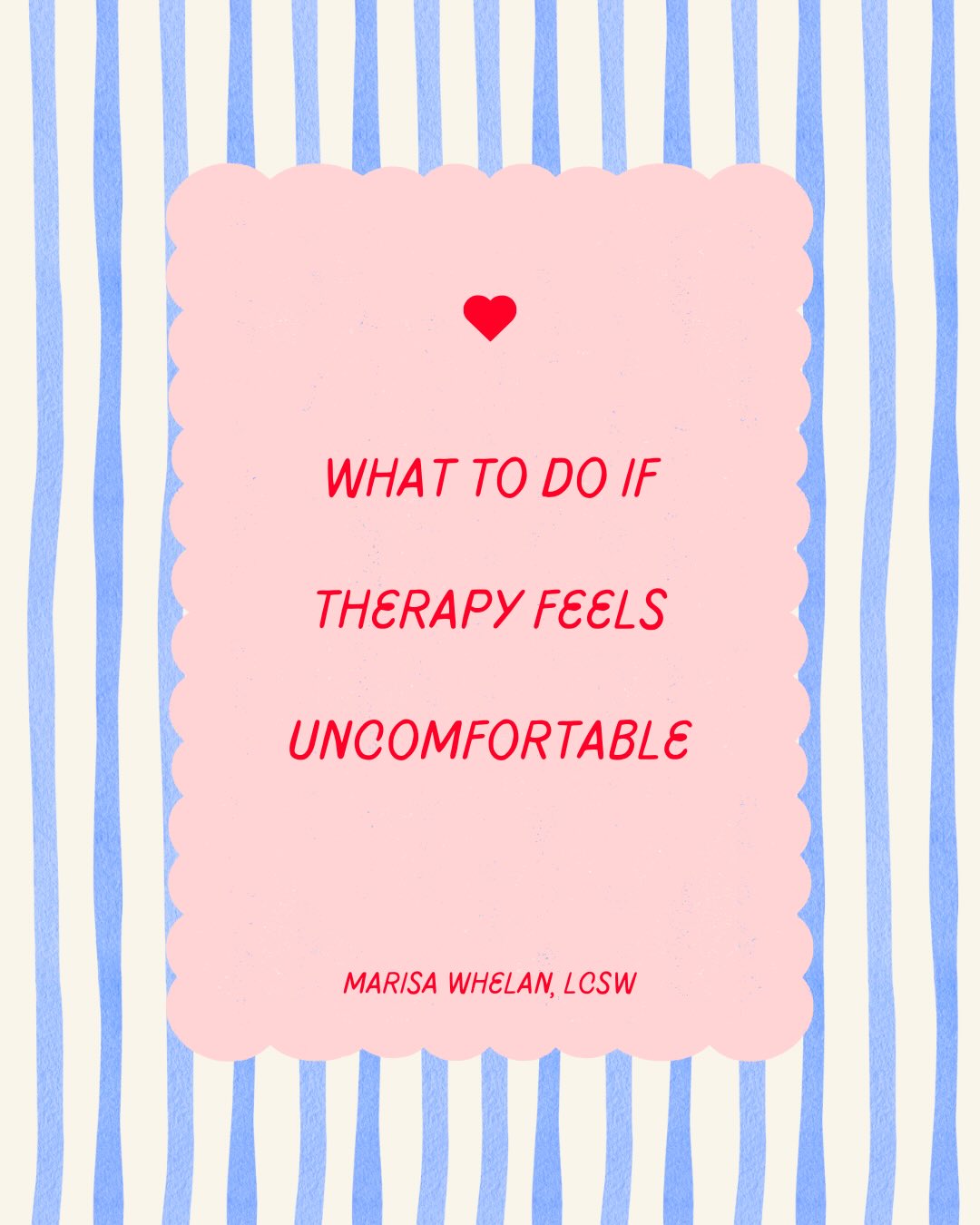 It’s normal for therapy to feel uncomfortable at times, or for some sessions to feel harder than others. However, it is your space! You are allowed to advocate for yourself and name those feelings that you are feeling - your therapist would probably love that!!! Here are just a few ways to make your therapy space feel a bit more comfortable ✨✨✨💙