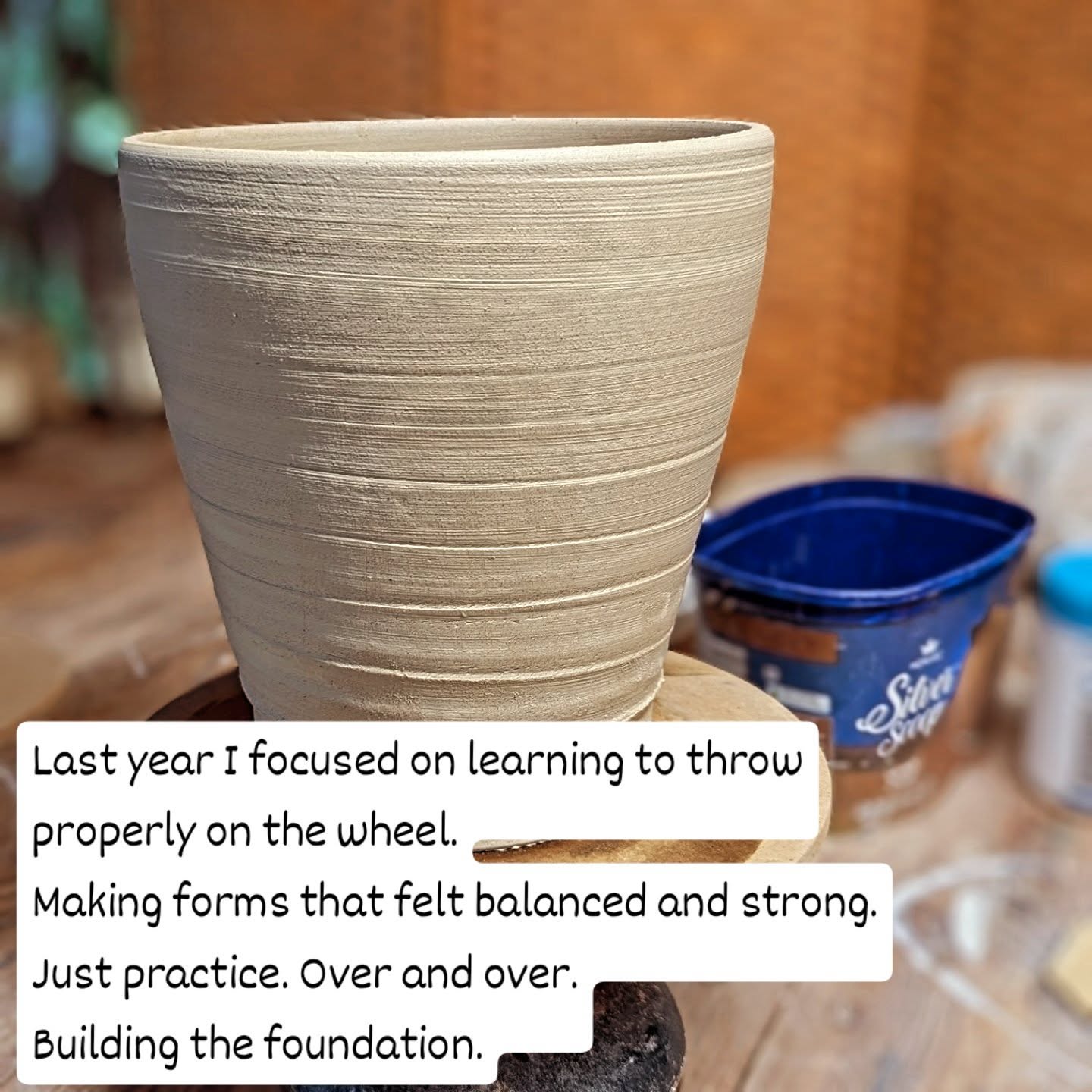 The piece began on the wheel and then was manipulated by hand. Creating cracks and undulations, moving away from symmetry.
Becoming more sculptural. More textured. More about form and movement than perfection.
The coast has always influenced my work — rock faces worn down, edges softened, surfaces marked by time.
That’s where this is heading.
Strong forms. Subtle distortion. Surface that tells a story.
#handmadevase #sunshinecoastpotters #contemporaryartist #handmadeceramics #localpottery
