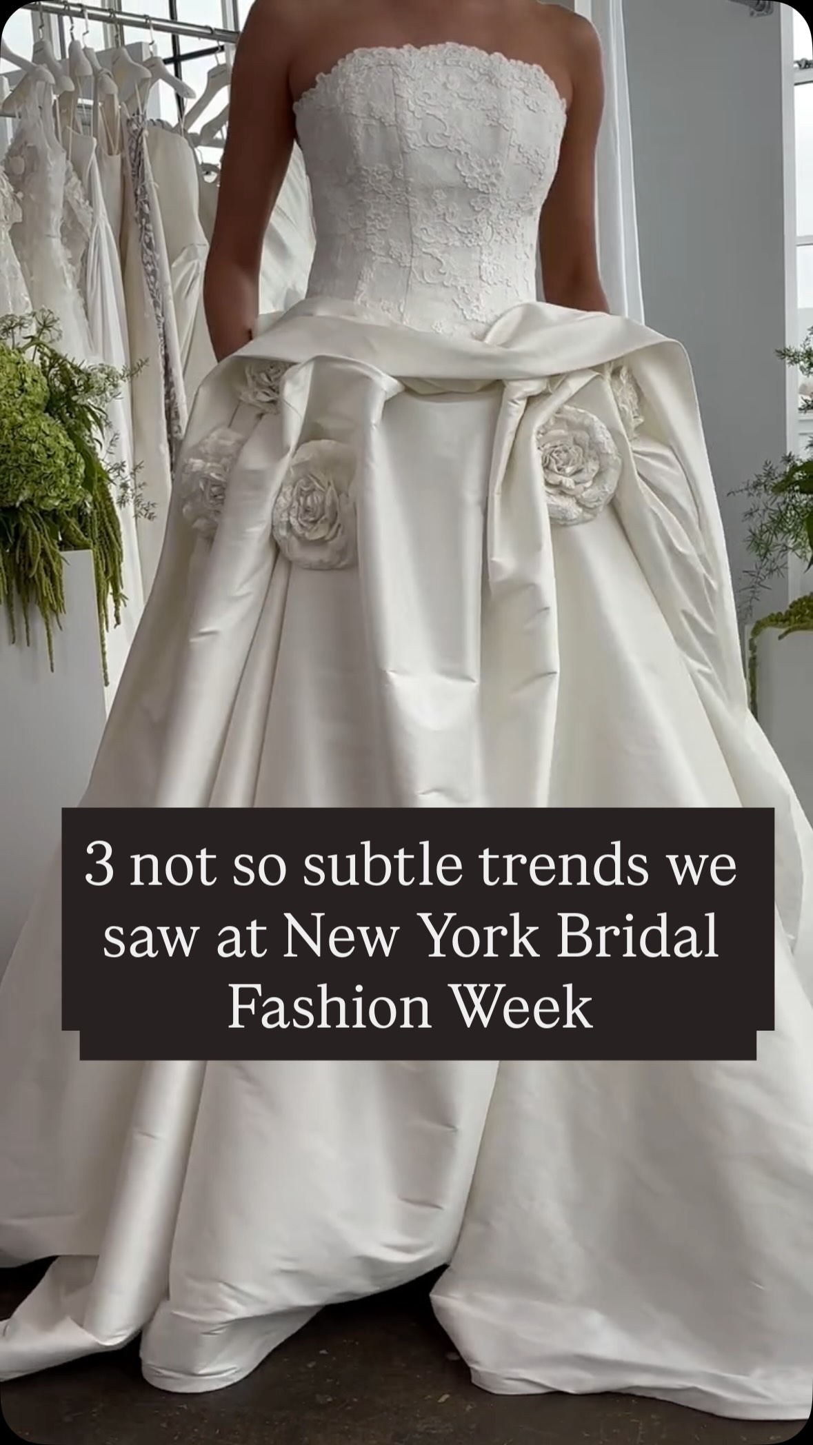 From contemporary & sculpted details to extravagant beadwork and exaggerated silhouettes here a few “not so subtle trends” we saw last week at bridal market! Which do you think are here to stay? Let us know!
.
.
.
#weddingtrends #weddingreel #bridalgowns #ctbride #weddinginspo
