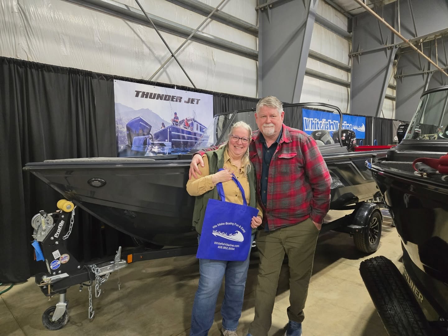 Congratulations to John and Tammy Masters on their brand new Crestliner! Welcome to the Whitefish Marine family! 🎣