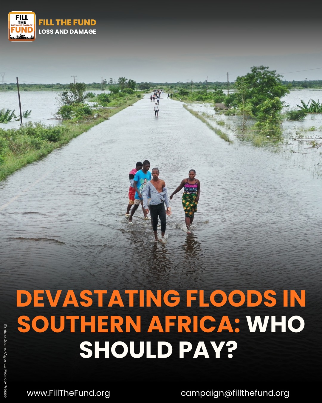 🌊LOSS AND DAMAGE IS HAPPENING NOW 🏚️: Since late December 2025, severe flooding intensified by the #ClimateCrisis has affected large parts of Mozambique 🇲🇿, Eswatini 🇸🇿, South Africa 🇿🇦 and Zimbabwe 🇿🇼, killing more than 200 people ☠️, and destroying 70,000 homes 🏚️ and more than 173,000 acres of crops 🌽.
🤓Scientists are confident the #ClimateCrisis 🌡️has increased both the likelihood 🎲 and the intensity 📈 of the 10-day rainfall ⛈️ behind the floods, concluding that extreme rainfall spells 🌧️ were more intense by about 40%. ☔️
Mozambique🇲🇿 alone has estimated that the costs to rebuild its road system 🛣️ alone are 3.5 billion USD. 🤯The Fund for Responding to Loss and Damage should be able to meet this cost 💰, but to date only 444 million USD 😭 has been paid into the Fund, and funding requests are only being accepted for up to 20 million USD. 😡
🔎So yet again, countries and communities on the frontlines of the #ClimateEmergency 🔥 in the #GlobalSouth are being left to pick up the bill for a crisis they did little or nothing to cause. 🚫⚖️
📢With a plan to #FillTheFund under development, and the rich polluting countries (e.g. 🇺🇸🇬🇧🇫🇷🇩🇪🇨🇦) who have caused the #ClimateCrisis trying to evade their responsibilities to #PayUp4LossAndDamage 💸, it's time to call them out! ✊
🛢️☠️With trillions being spent on fossil fuel subsidies ⛽️ and unjustifiable wars 💣, we know the money is there. 🤪Its just going in the wrong direction!
✊It's time for rich polluting countries 🤑🏭to pay their #ClimateDebt!
😎Join the campaign to #FillTheFund!