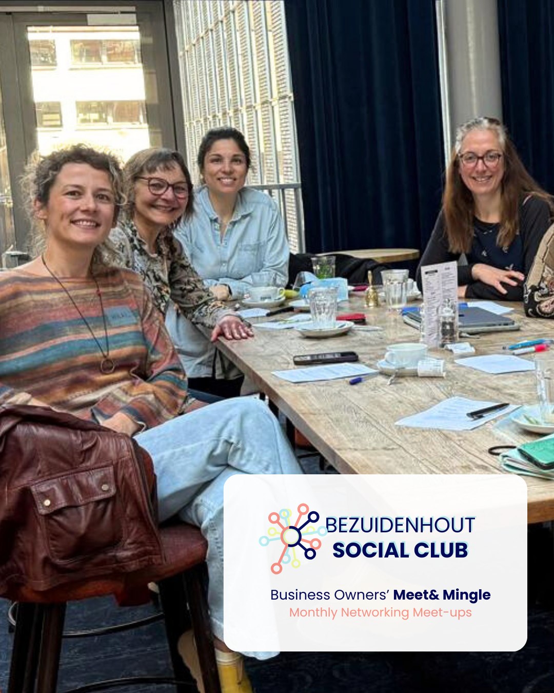 ✨ Business Owners’ Meet & Mingle ✨
Thursday we gathered with freelancers, self-employed professionals and small business owners for a morning of conversation, connection, and shared experience.
Running a business can feel independent — but it doesn’t have to feel isolating. These meet-ups create space to exchange ideas, talk through challenges, and connect with others who understand the journey.
Thank you to everyone who showed up, shared openly, and contributed to such a supportive atmosphere.
We meet once a month, and you’re welcome to join regularly or simply drop in when it suits you.
☀️ Join us at the next Business Owners’ Meet & Mingle in March for an uplifting, connected and productive morning.
Book your spot via link in bio 👉🏼 @bezuidenhoutsocialclub
#BezuidenhoutSocialClub #InterLocals #Bezuidenhout #TheHague #internationalcommunity #BusinessOwners #Entrepreneurs #Freelancers #SmallBusinessOwners