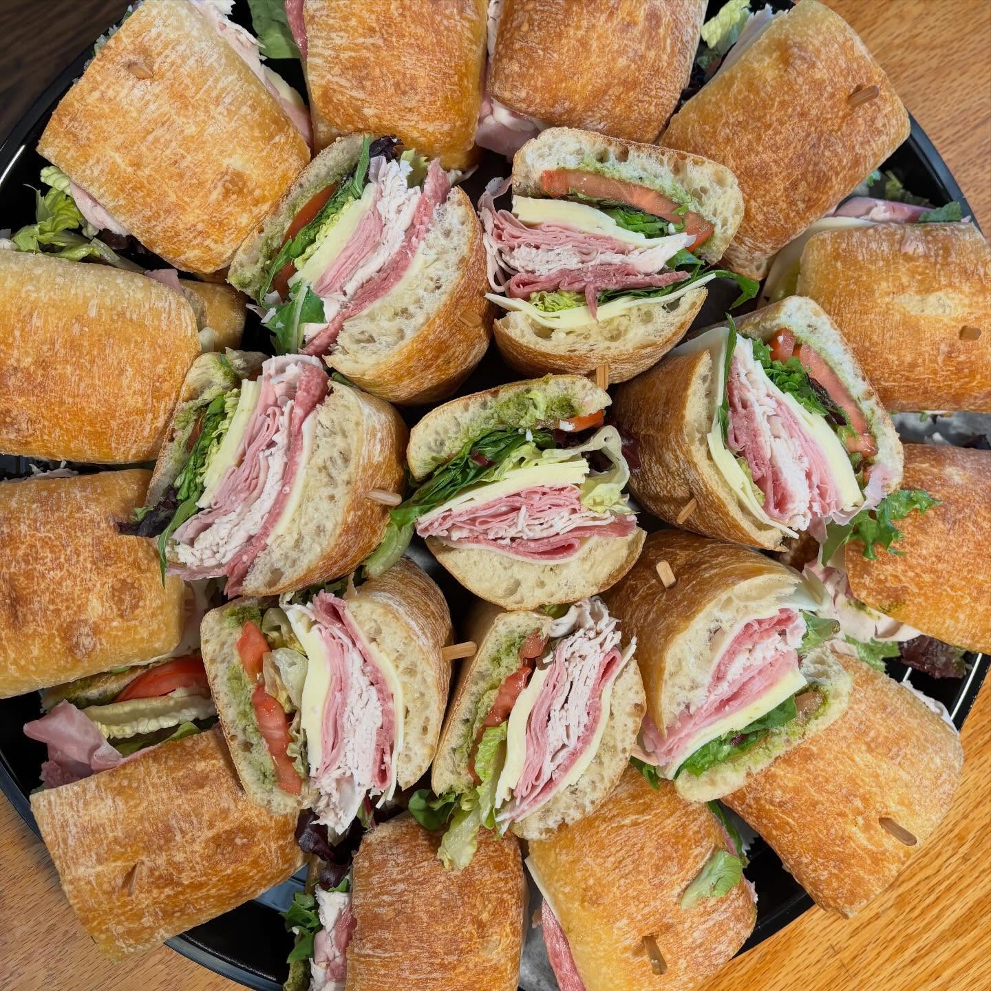 Need lunch for the office, a meeting, a party, or a get-together? Let us handle it! Our lunch catering menu is here to make group meals easy, delicious, and stress free. From wraps to cold sandwiches to warm paninis, there is something that everyone will be excited to enjoy! Contact us to place your catering order! 🥪 #southstreetcreamery #lunch #catering #sandwiches #paninis