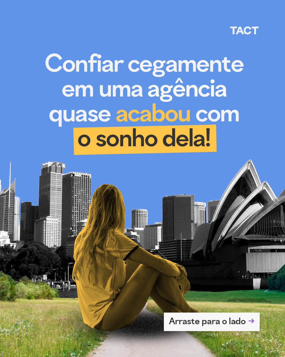 🚨 Confiar cegamente em uma agência quase destruiu o sonho do meu intercâmbio!
Essa é a minha história real de 2013, quando comecei meu primeiro intercâmbio em Boston, USA.
Eu acreditei que estava tudo certo: curso, acomodação, visto, passagem… tudo contratado através de uma agência renomada!
Mas na semana do embarque, descobri que minha estadia só começava um dia depois da minha chegada. Ou seja, eu NÃO tinha lugar para ficar, estaria sozinha em um país que não conhecia ninguém, e a agência simplesmente sumiu!
💸 Resultado? Gasto com hotel de última hora, gastos extras com transfer, alimentação e um stress que ninguém quer viver…
Nada disso estava previsto no meu orçamento ou na minha rotina.
Isso não foi azar! Foi falta de preparo, profissionalismo e o mais importante: humanidade.
Por ter vivido esse pesadelo, eu não aceito que nenhum cliente da TACT DREAM passe por isso! Aqui a gente não trata o seu intercâmbio como venda, a gente trata como vida, sonho e responsabilidade. 💜
Porque ninguém deveria descobrir que algo deu errado quando já está indo ou quando chega do outro lado do mundo. Intercâmbio precisa de apoio, não de surpresas! 👊🏻
Se você conhece alguém que está planejando fazer intercâmbio, envia esse post agora!
Avisar a tempo também é uma forma de cuidar.✈️💙👊🏻
#imigrantenaaustralia #teajudocomtudo #brasileirosnaaustralia #VidaNaAustralia #VidaDeImigrante #tactdream