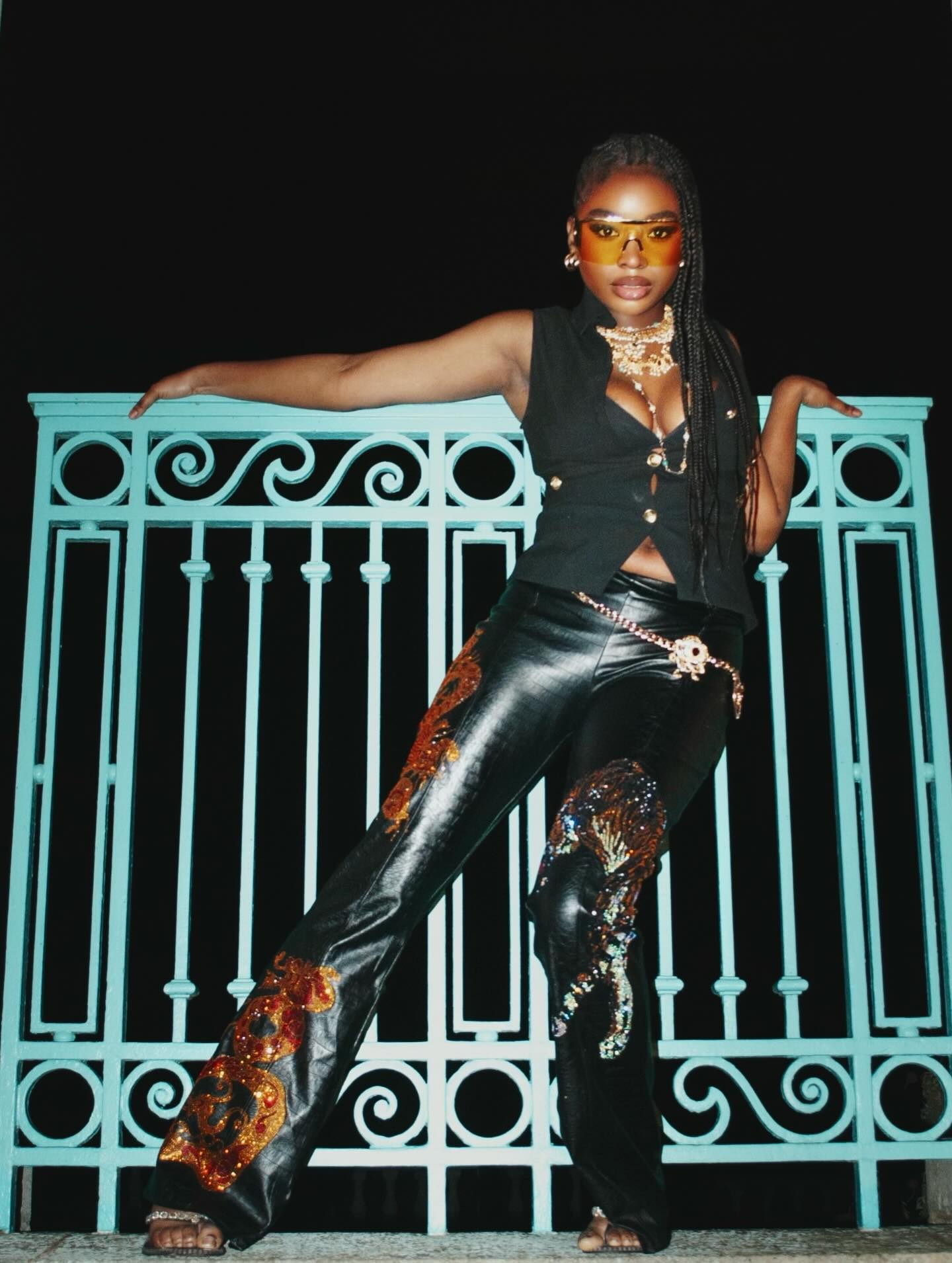 THE PROSPERITY PANT IN LEATHER⚜️
would you rock the leather or the denim? ✨
Both 1 of 1 items available on the website.