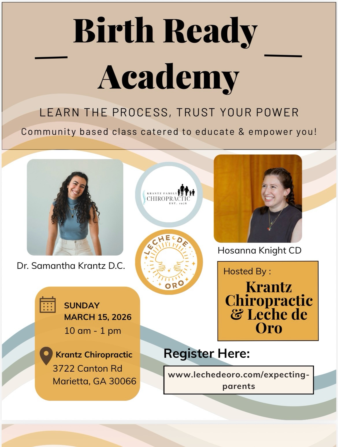 🚨GIVEAWAY 🚨
We’ve partnered with @leche.de.oro & @krantzchiropracticclinic to give away a free birth class!
📍 Giveaway is open to local families
📅 Winner announced on Monday, March 2nd
🎟️ Winner receives ONE full birth class ticket for mom + a support person
HOW TO ENTER:
1) Comment your “Tell me you’re pregnant without telling me” moment
2) Follow @krantzchiropracticclinic & @leche.de.oro
3) Bonus entry: Tag a pregnant friend!