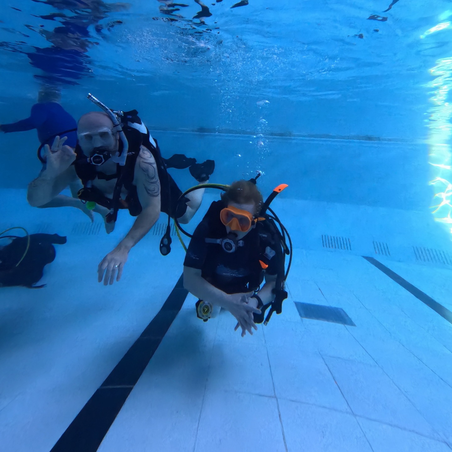 We had an excellent pool session with PADI Bubblemaker, Discover Scuba Diving and reviews and training for some of the Kynren Dive Team. #teamaquanorth #wearepadi #letsgodiving
