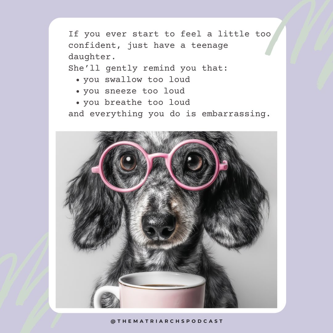 Nothing humbles you faster than a teenage daughter. 🤪 BUT we wouldn’t have them any other way! We LOVE being girl moms!!! 🩷 #teengirls #girlmom #funny #humor #humble