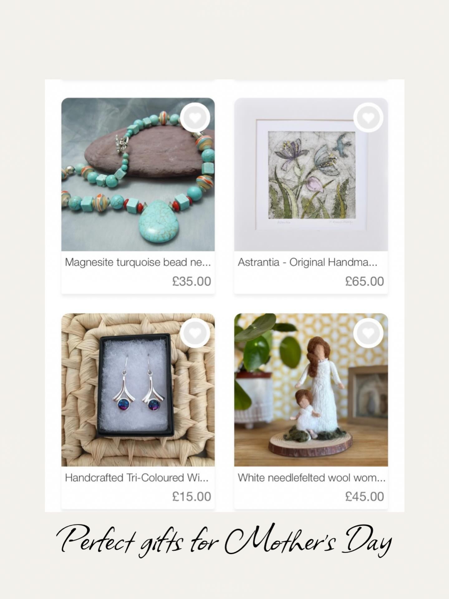 Delighted to see one of my ornaments on the @folksysellers Mother’s Day Gift Guide. Such a variety of handmade gifts & with only 2 weeks to go you need to be quick as most are one of a kind!
#needlefelting #mothersdaygift #folksy #folksyseller #needlefeltedsculpture