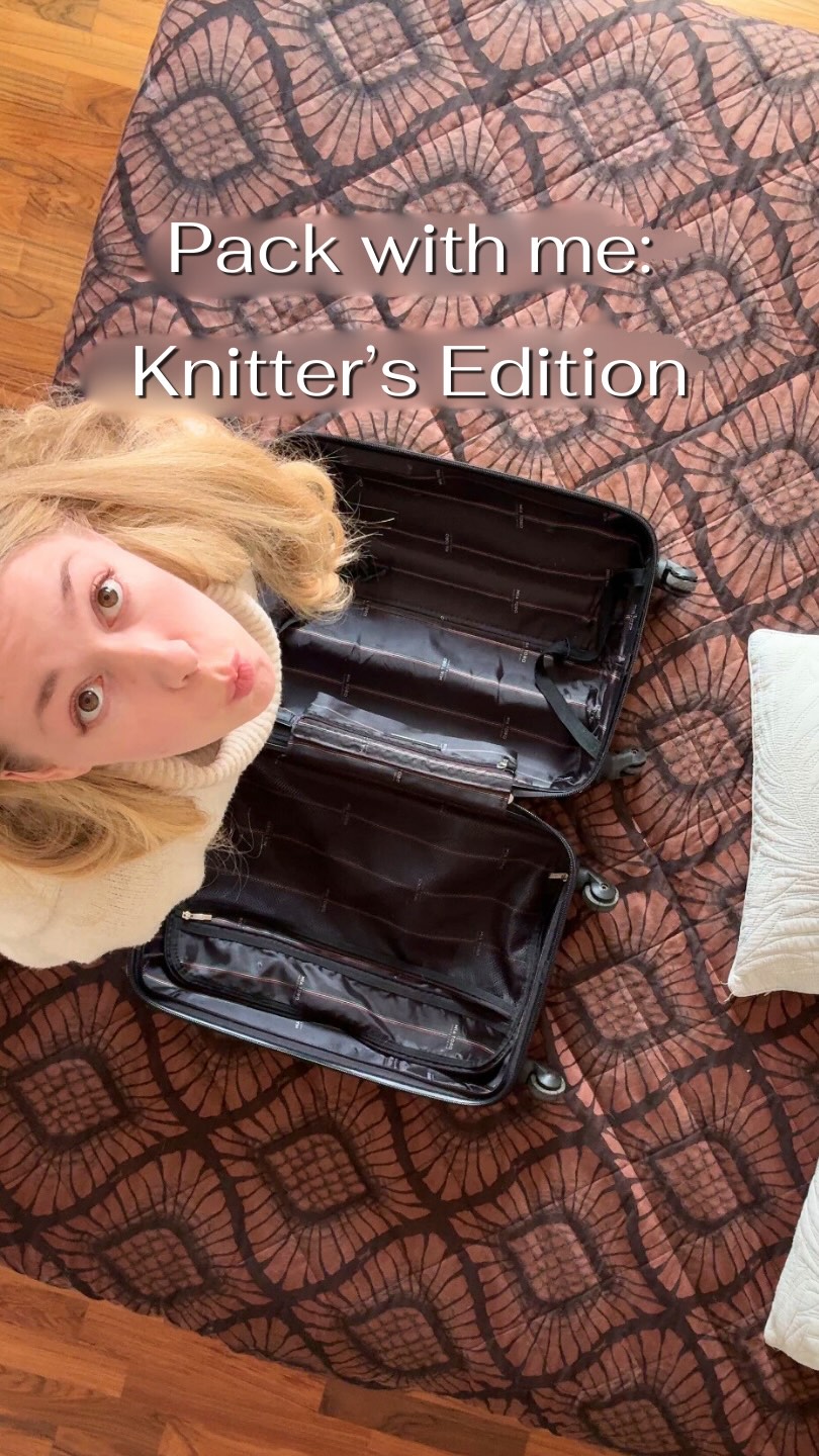 Travel priority number 1? = bring a wip or two 😅
Priority number 2 is ALWAYS leave space to bring yarn back 🤭
What about your knitter packing priorities??
What I packed:
@studiodonegal Soft Donegal yarn in 5507 Bainin that I’m currently knitting up into an Aran-inspired sweater 🐑 purchased from @greatbritishyarns 💕
🦙 Drops Alaska and Drops Kid Silk both in chocolate brown that I’m currently knitting my soon-to-be-released pattern for the Honey & Salt Capelette 🍫
Fingers crossed I can make some progress this trip because I’ve been resting my strained wrist since last Friday! 🤞🏼 hopefully it can manage with a bit of knitting
#knitlife #aranknit #cableknit #yarnlover