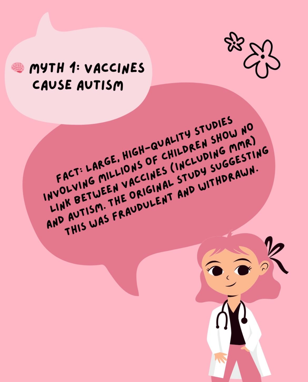 The topic of vaccines can feel overwhelming-especially because there is so much information (and misinformation) online. And there are so many strong opinions about them.
Here we unpack 10 common myths about vaccines, and look at what the evidence actually says…
We aren’t about judgement or shame, we’re just here to help you make informed decisions for your family. We are moms too and know we are all just doing the best we can for our kids.
If there’s something you’ve heard and aren’t sure about, pop it in the comments or send a DM - let’s talk about it!