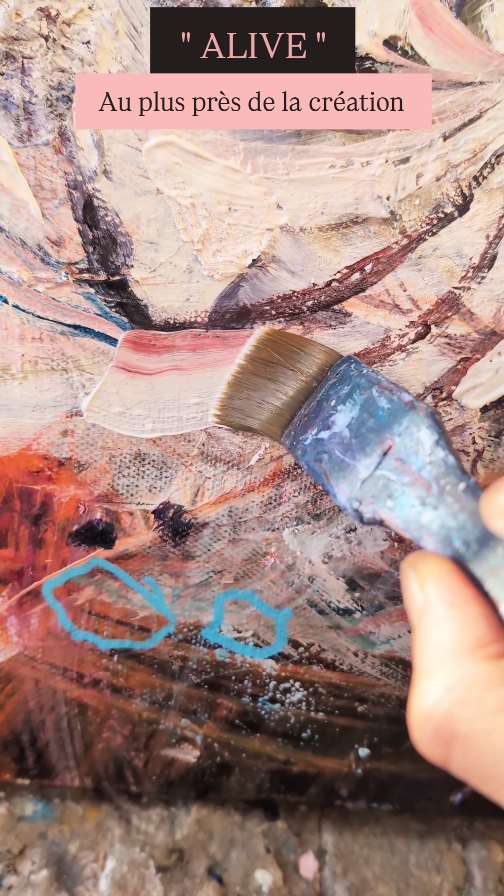 Au plus près de la création - " ALIVE " - 65x80cm
Techniques mixtes sur toile.
Couches.
Frottements.
Accidents maîtrisés.
- Coulures & transparences
- Bombe pour casser / ombrager
- Griffures, tracés, reprises
Je ne cherche pas le joli.
Je cherche l'expression sensible du vivant.
Une présence forte dans un espace.
⭐ Œuvre originale disponible.
⭐ DM pour pour prix / histoire / envoi
@belluleart
#ContemporaryArt
#AbstractPainting
#OriginalArtwork
#ArtCollector
#BelluleArt