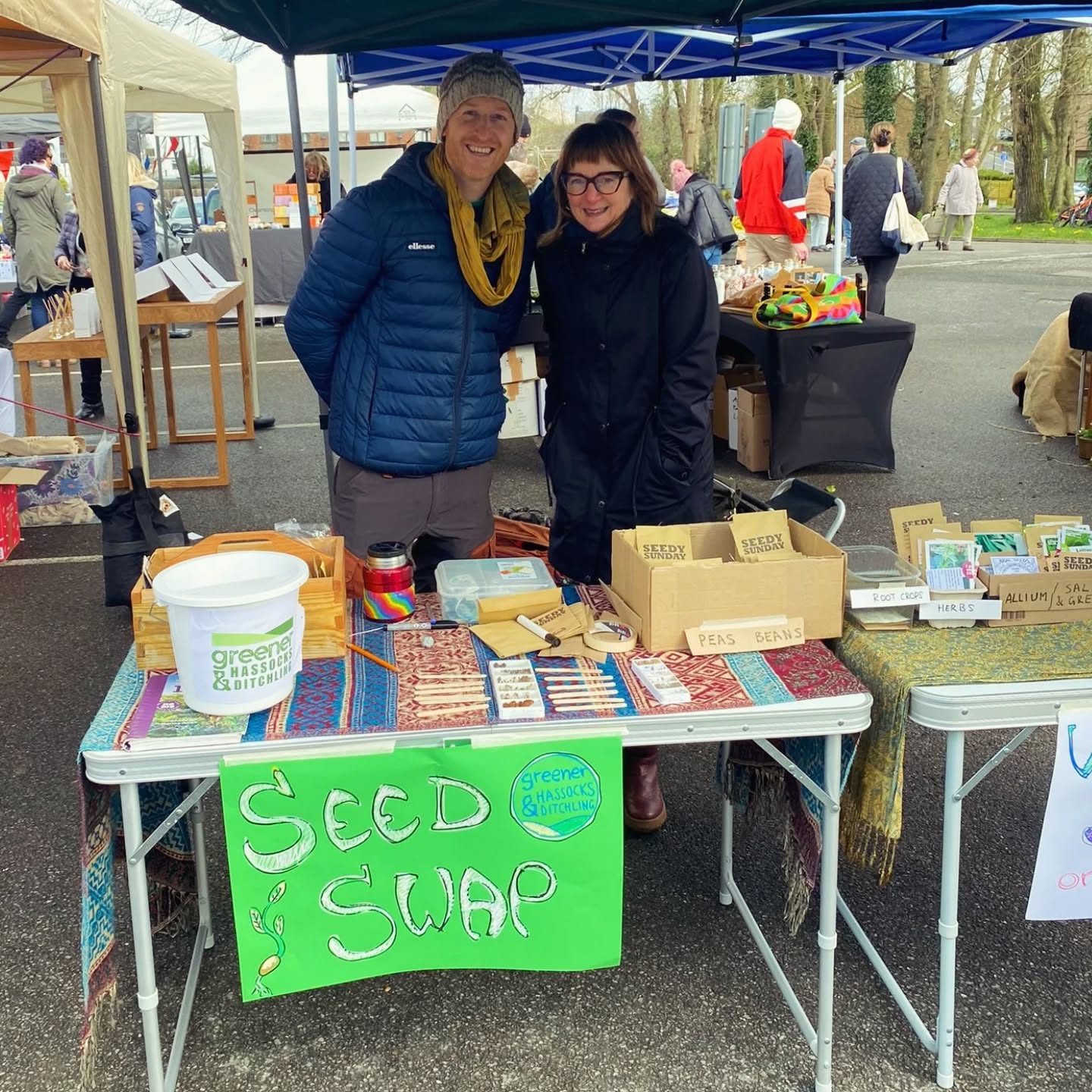 Seedy Saturday at Hassocks market was great fun! Lots of seeds swapped and bought in time for spring planting 🌱