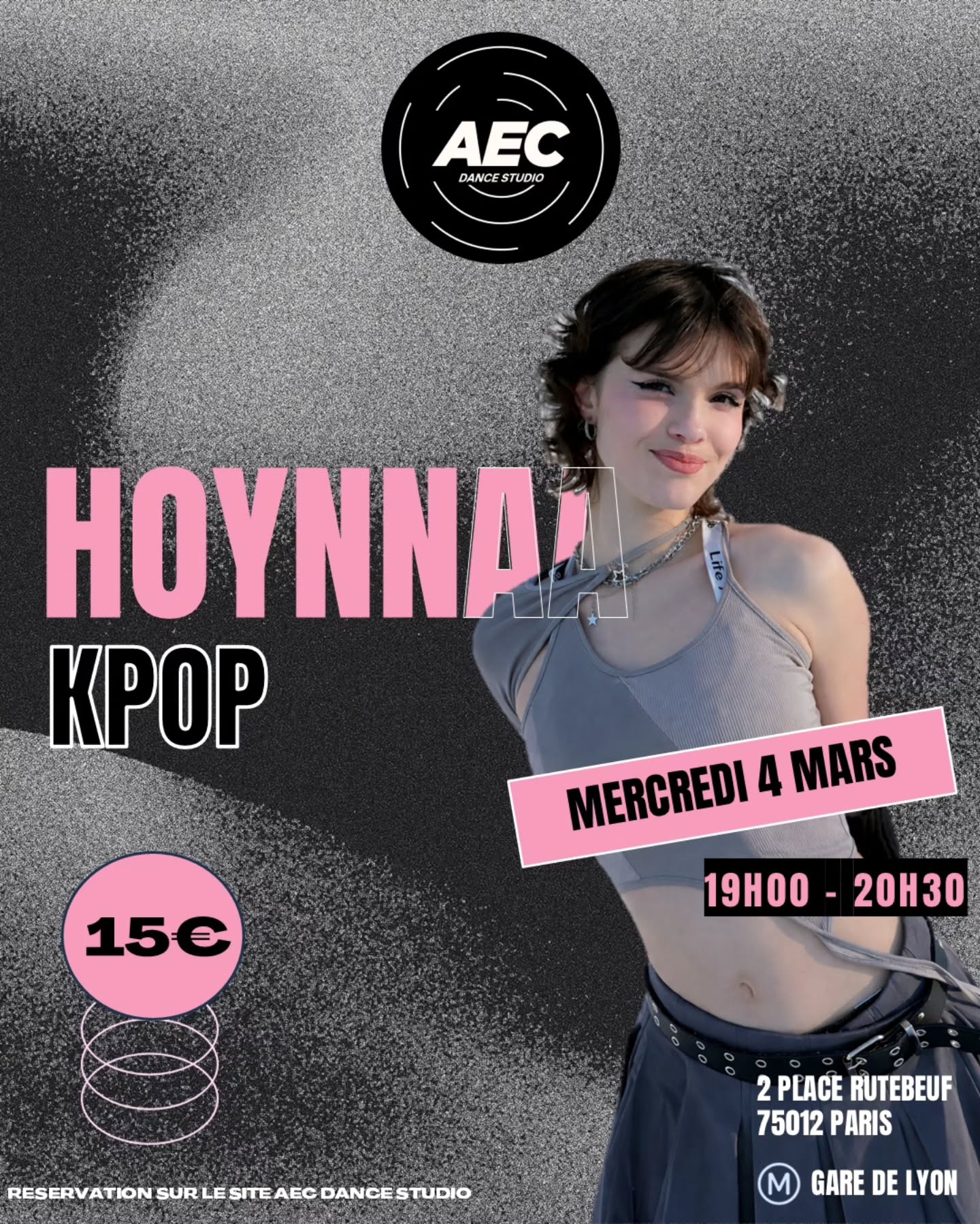 💥KPOP WORKSHOP WITH HOYNNAA💥
AECDANCESTUDIO
2 place rutebeuf, 75012 PARIS
Réservation sur aecdancestudio.com
(Lien disponible en bio)
#kpop #kpopshoutout #kpopdance #kpopdancecover_id #danceparis
