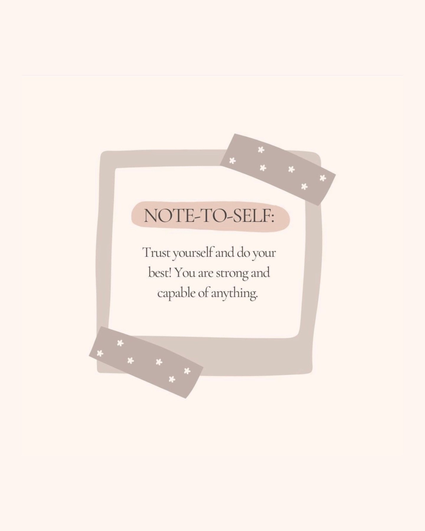 Note to self: Trust yourself and do your best! You are strong and capable of anything 💖
#mentalhealth #mentalhealthawareness #mentalhealthmatters #mentalhealthrecovery #mentalhealthsupport