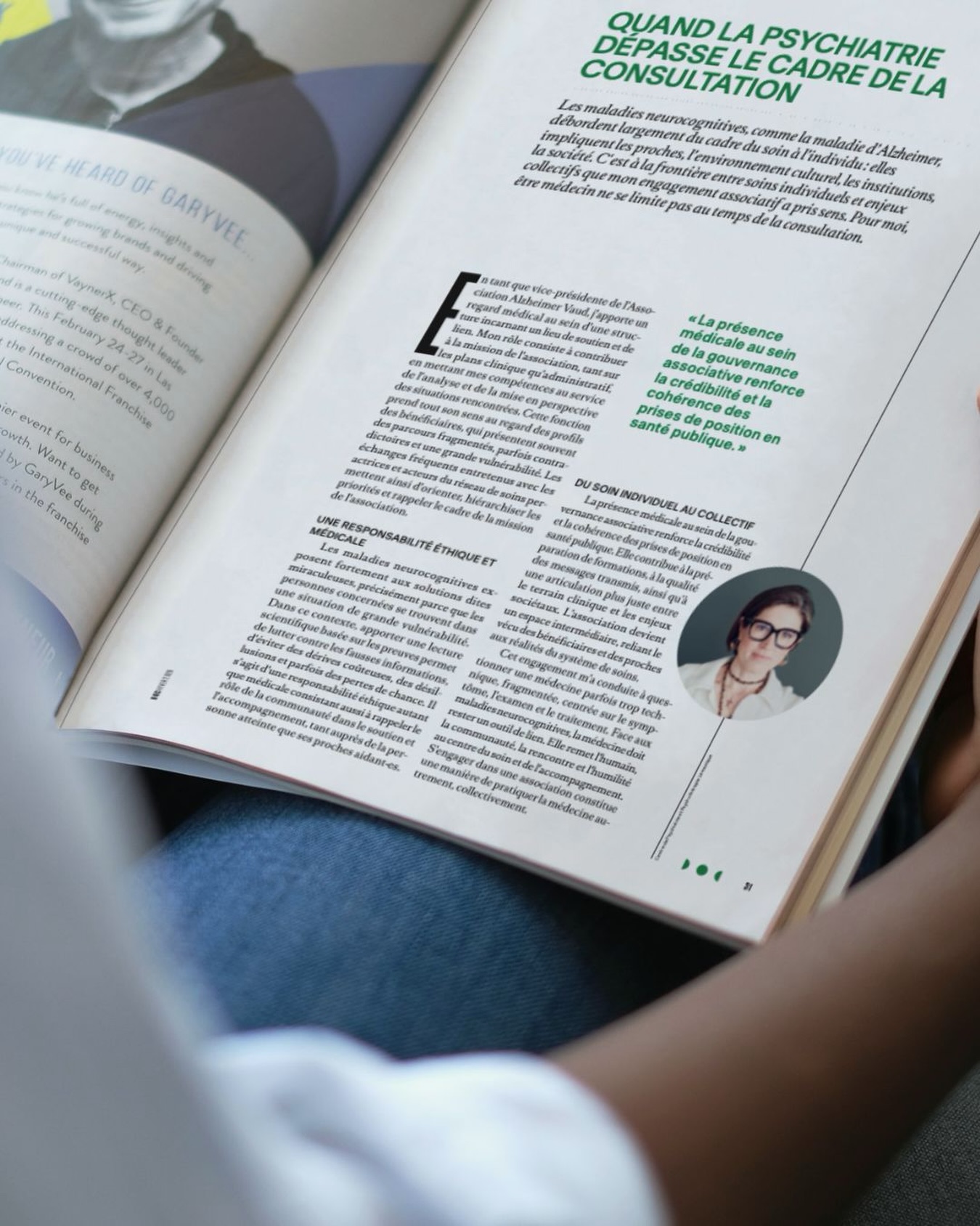 J’ai le plaisir de partager ma contribution dans le dernier numéro du magazine DOC – SVMED.
Voici un extrait de l’article :
« La présence médicale au sein de la gouvernance associative renforce la crédibilité et la cohérence des prises de position en santé publique. »
L’article complet peut être lu ici : www.svmed.ch/doc-mag/magazines-pdf
#santépublique #psychiatrie #médecine #svmed #médecins
@alzheimer___schweiz @fondationalzheimervaud