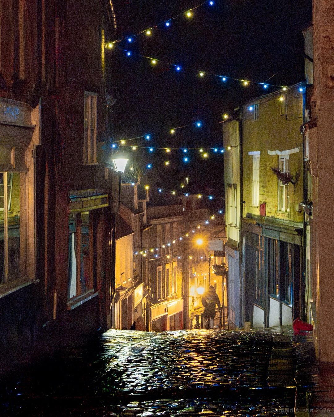 More wet pavement reflections! #frome #fromesomerset #lovefrome #local #rain @garfieldaustinphotography