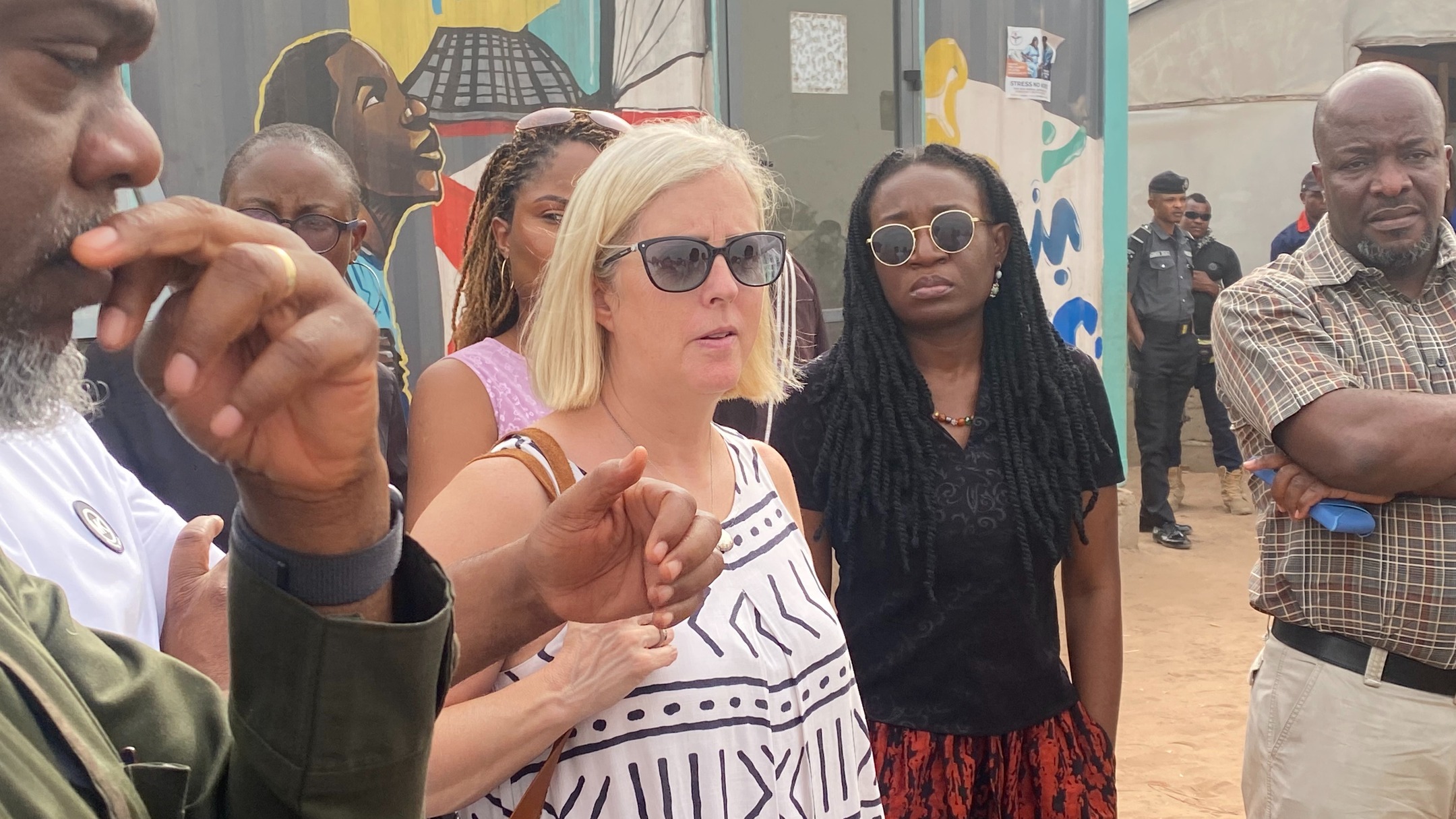 Following the official launch of the People-Centered Public Safety Programme by the Benue State Government, the delegation from the Open Society Foundations was taken on a field visit to the Mega Internally Displaced Persons (IDP) camps in Makurdi.
The visit provided an opportunity for the team to directly engage with displaced communities and gain deeper insight into the complex safety and protection challenges they face. Discussions with camp residents and coordinators highlighted persistent concerns around access to justice, gender-based violence, and livelihood vulnerabilities.
The delegation also learned about the Legal Clinic established within the camp by Lawyers Alert. The clinic is designed to bring justice closer to displaced persons by providing free legal aid, rights awareness, case documentation, referrals, and representation where necessary. It operates on a survivor-centered and people-focused approach, ensuring that the most vulnerable have access to legal protection and redress mechanisms.
The visit underscored the importance of integrating community-based justice services into broader public safety reforms. It reaffirmed the shared commitment to strengthening people-centered safety systems that respond to the lived realities of displaced populations.