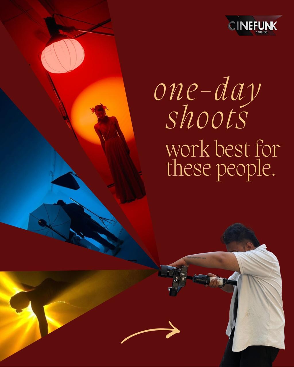 One shoot. A month of content. 🎬
If you’re a creator, brand, founder, musician, or startup One Day shooting is the smartest way to stay consistent without burning out. Save this for your next content day.
content creation, one day shoot, batch content, social media content, content strategy, creators, brands, startups, founders, musicians, production studio, cinefunk studios, campaign content, shoot planning, content marketing, video production, social media growth, creative production, filming day, content batching, marketing visuals, brand storytelling, reel content, digital marketing, creator economy 🎥